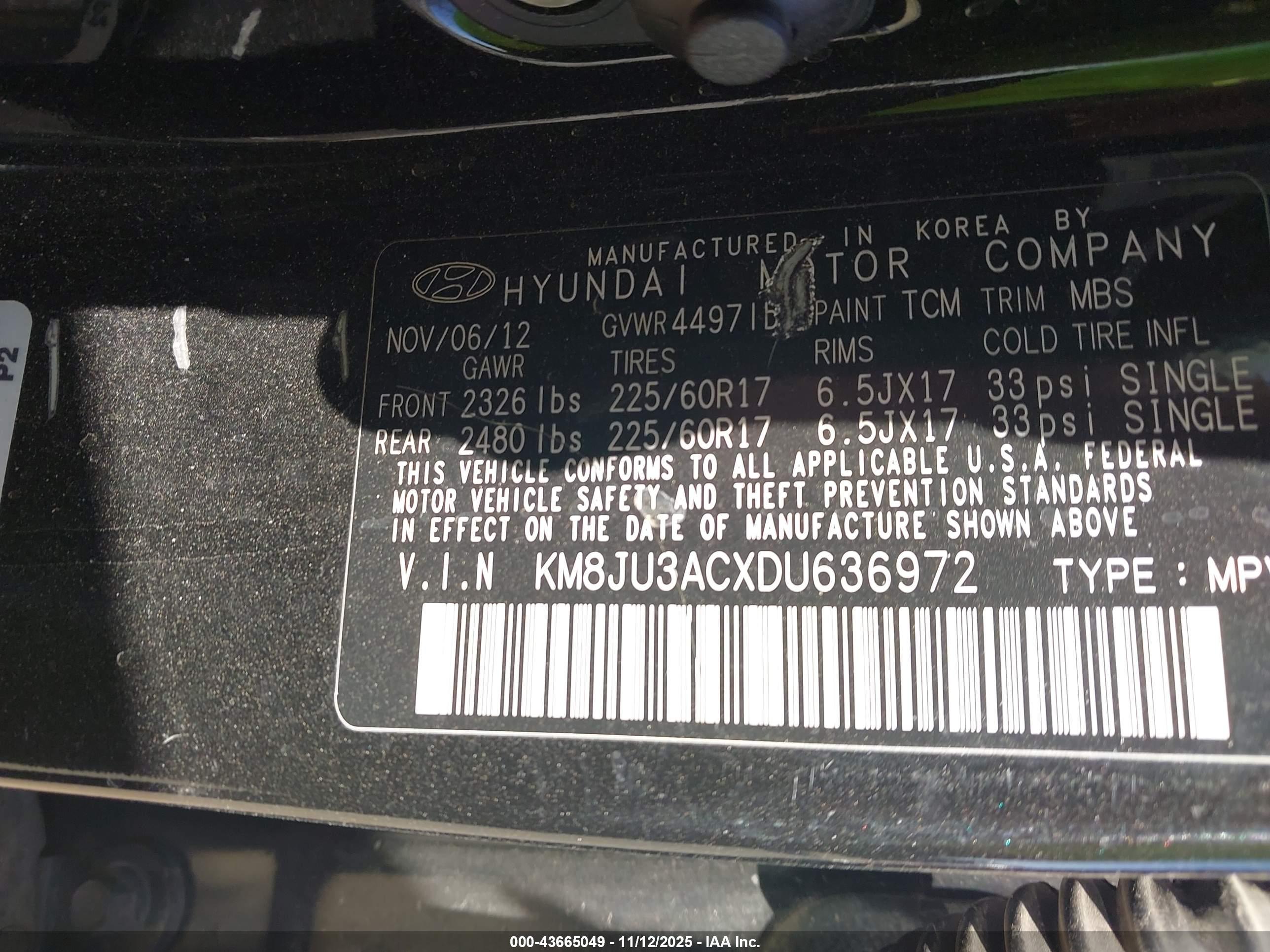 HYUNDAI TUCSON image 9