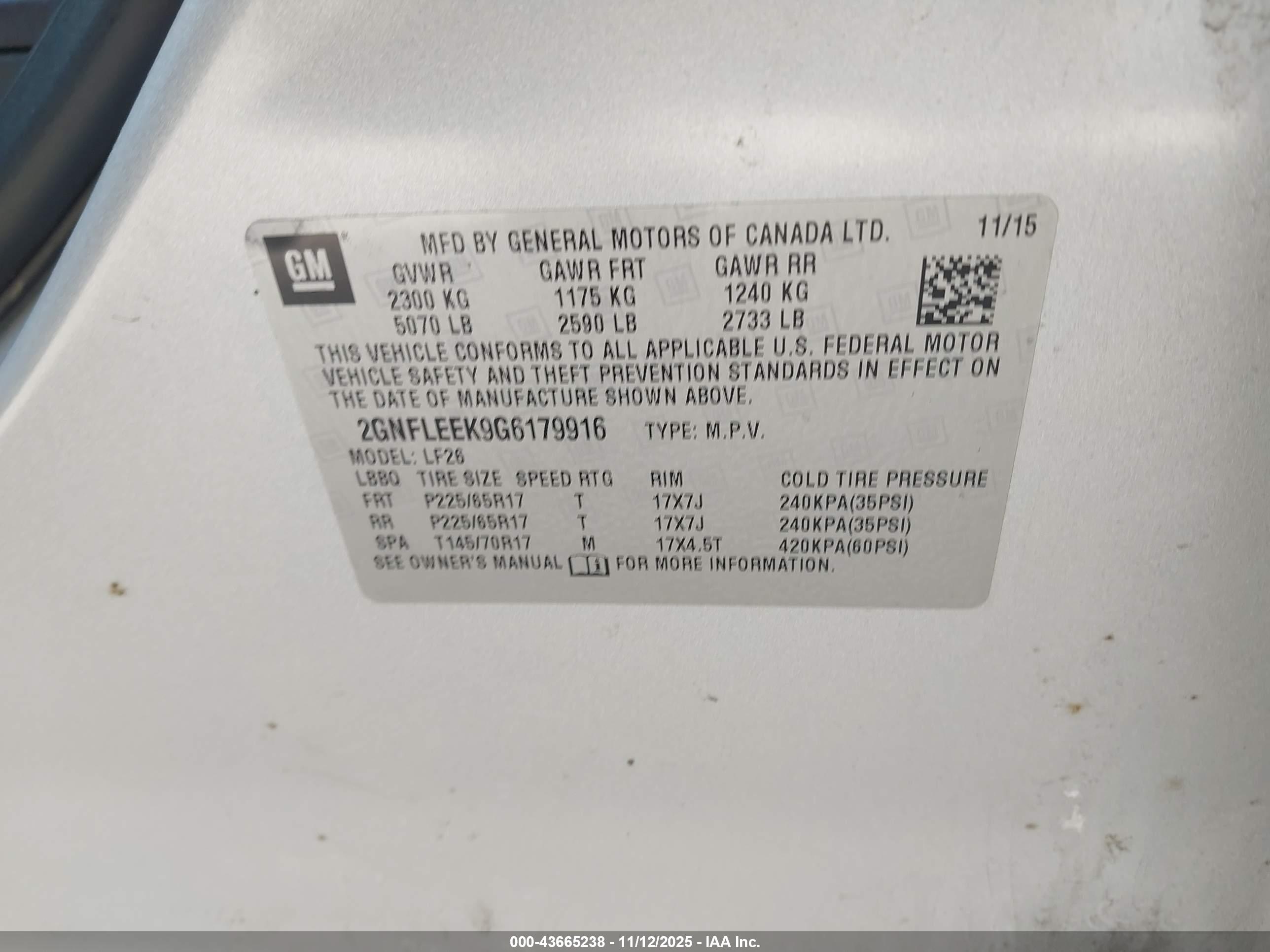 CHEVROLET EQUINOX image 9