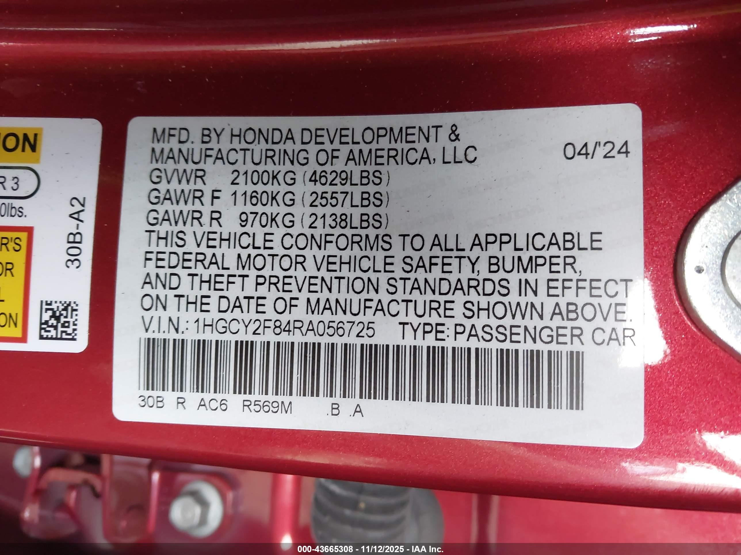 HONDA ACCORD image 9