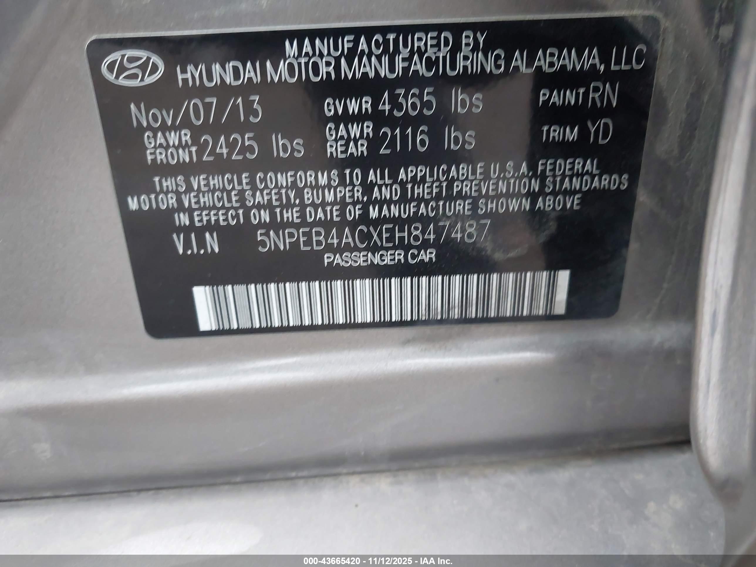 HYUNDAI SONATA image 9