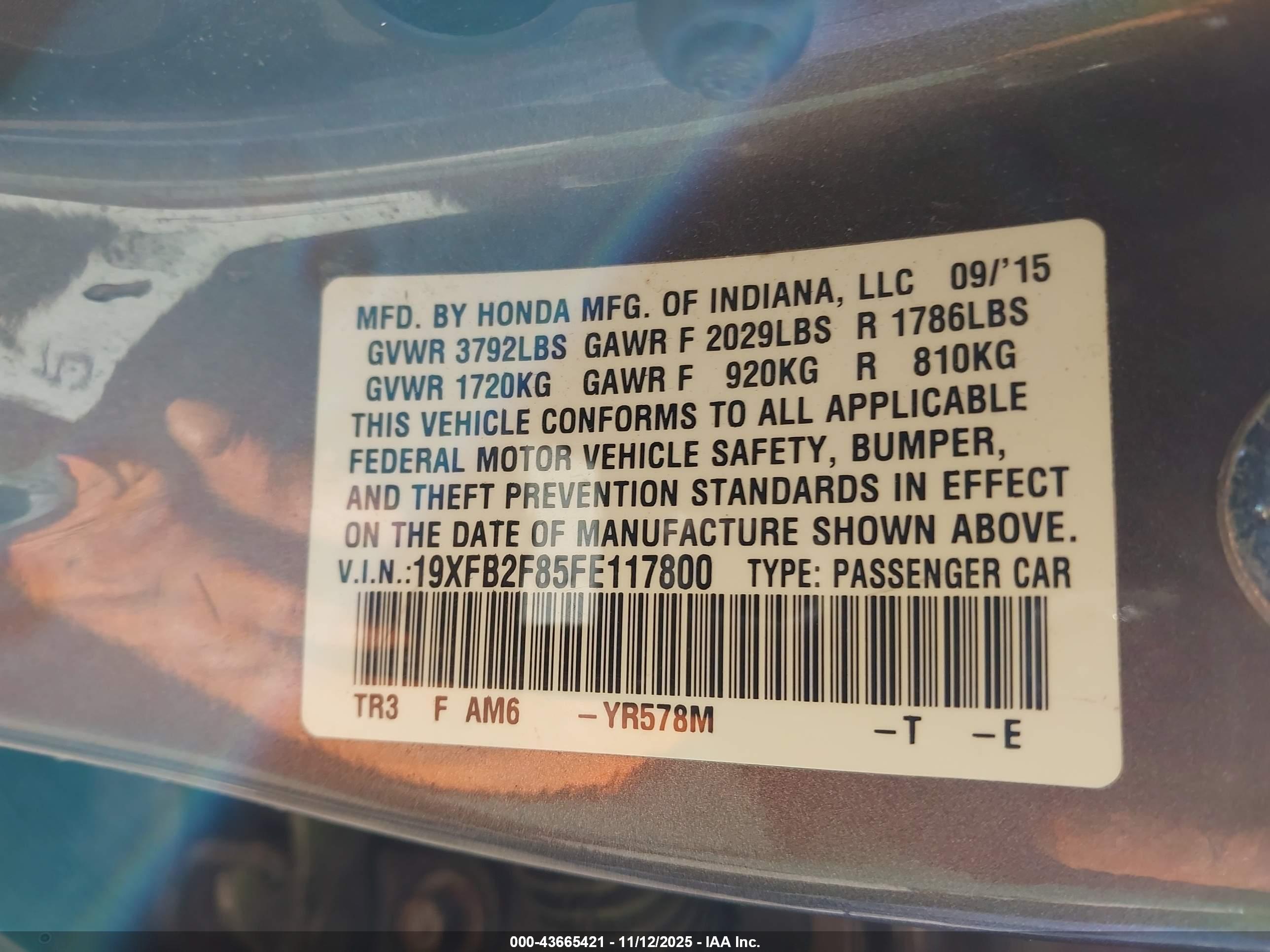 HONDA CIVIC image 9