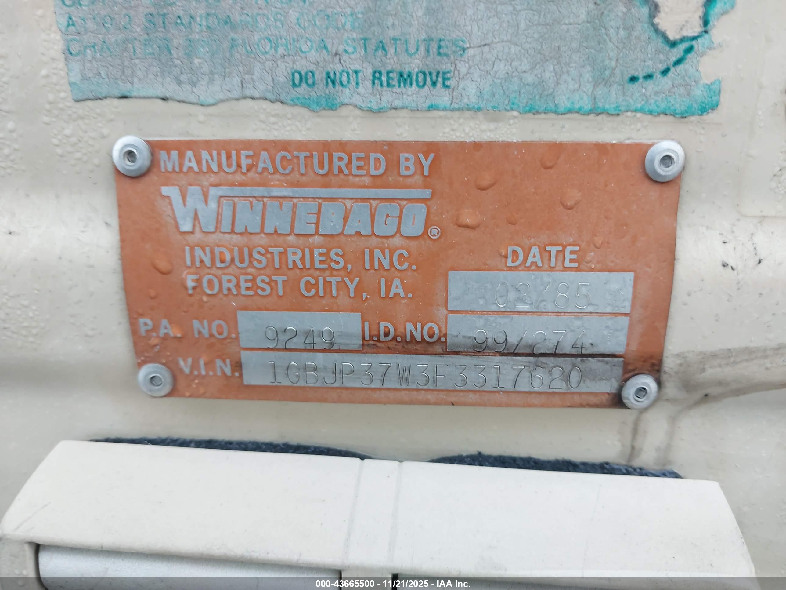 WINNEBAGO P30 image 9