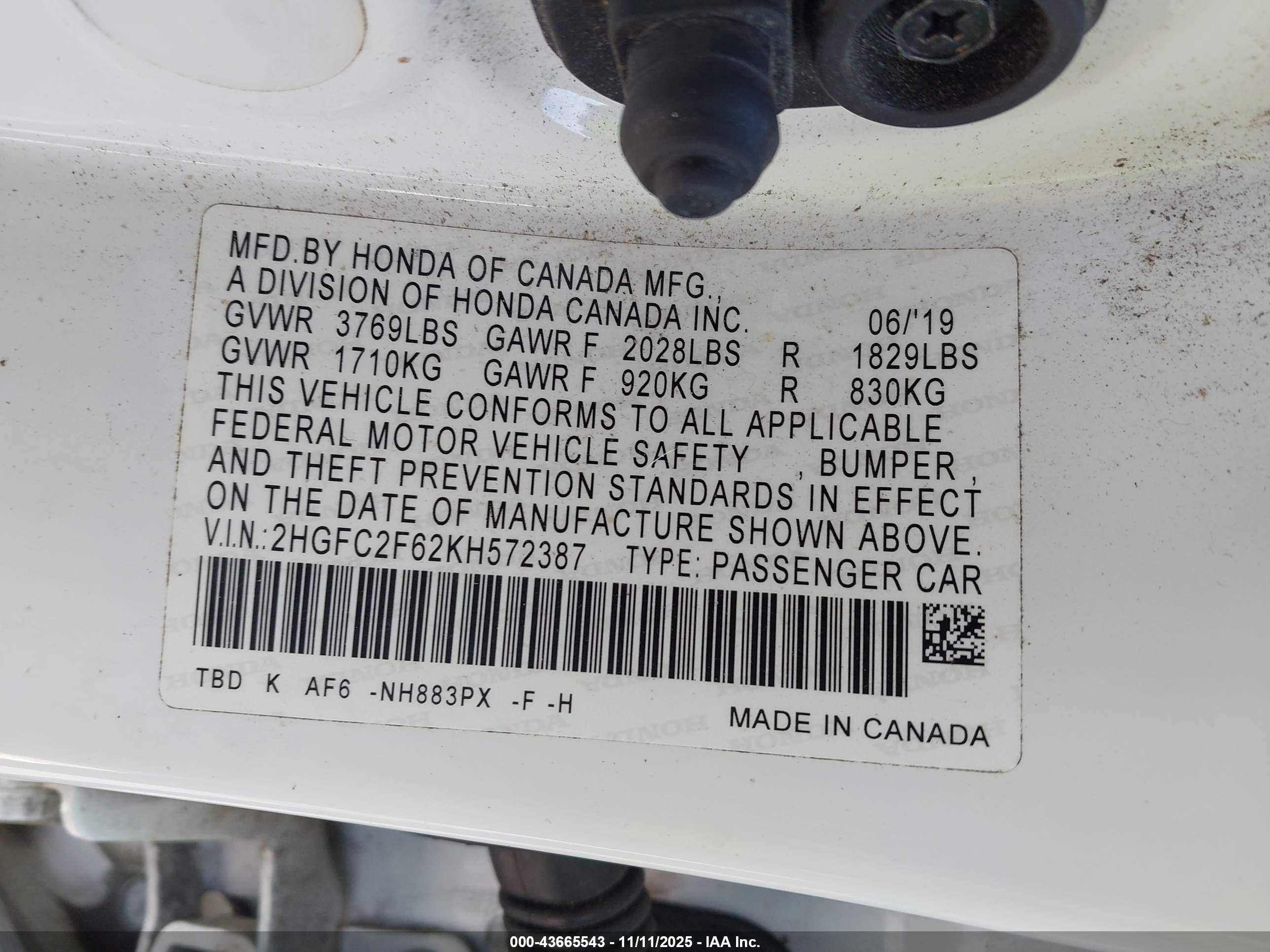 HONDA CIVIC image 9