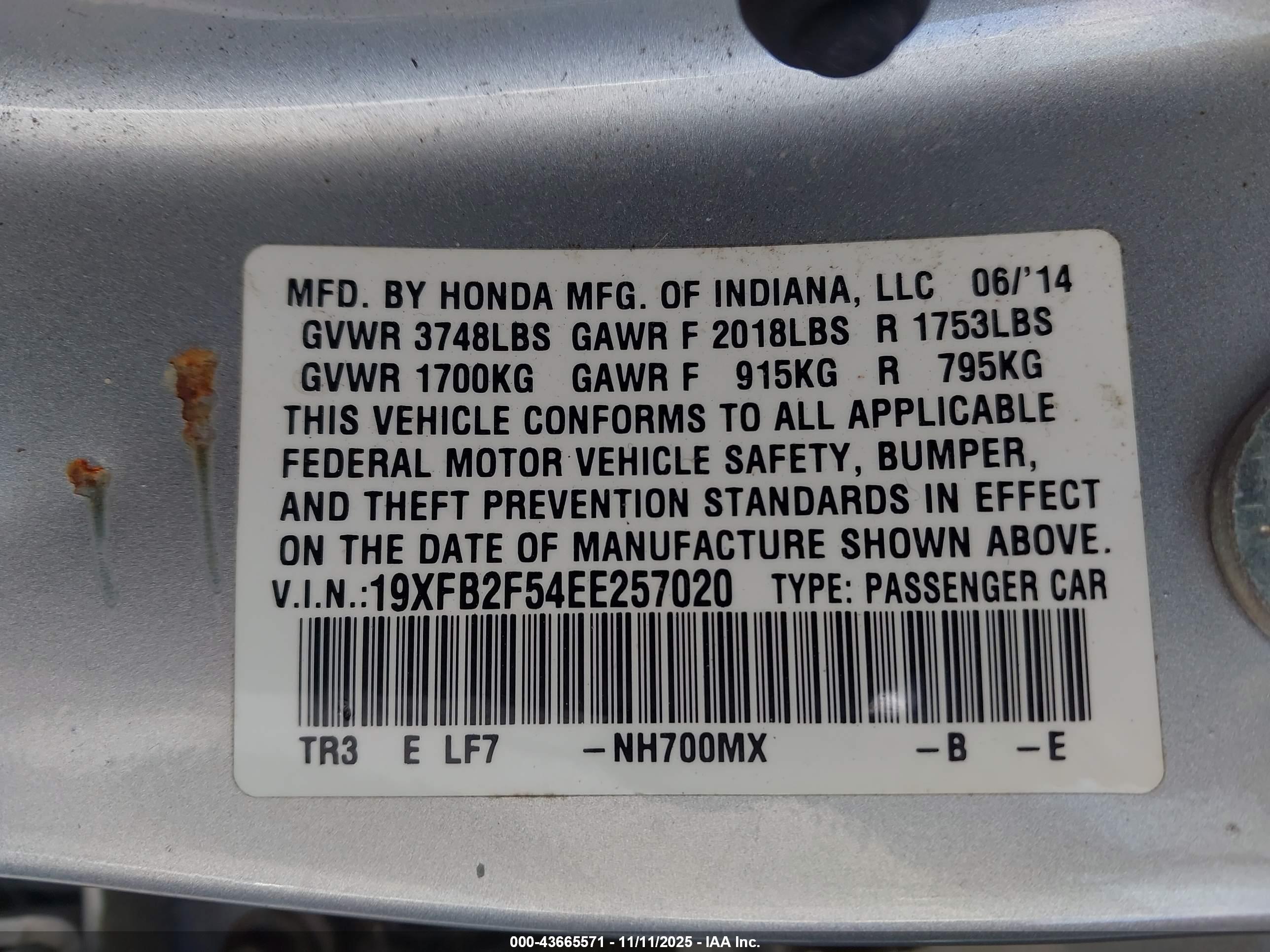 HONDA CIVIC image 9