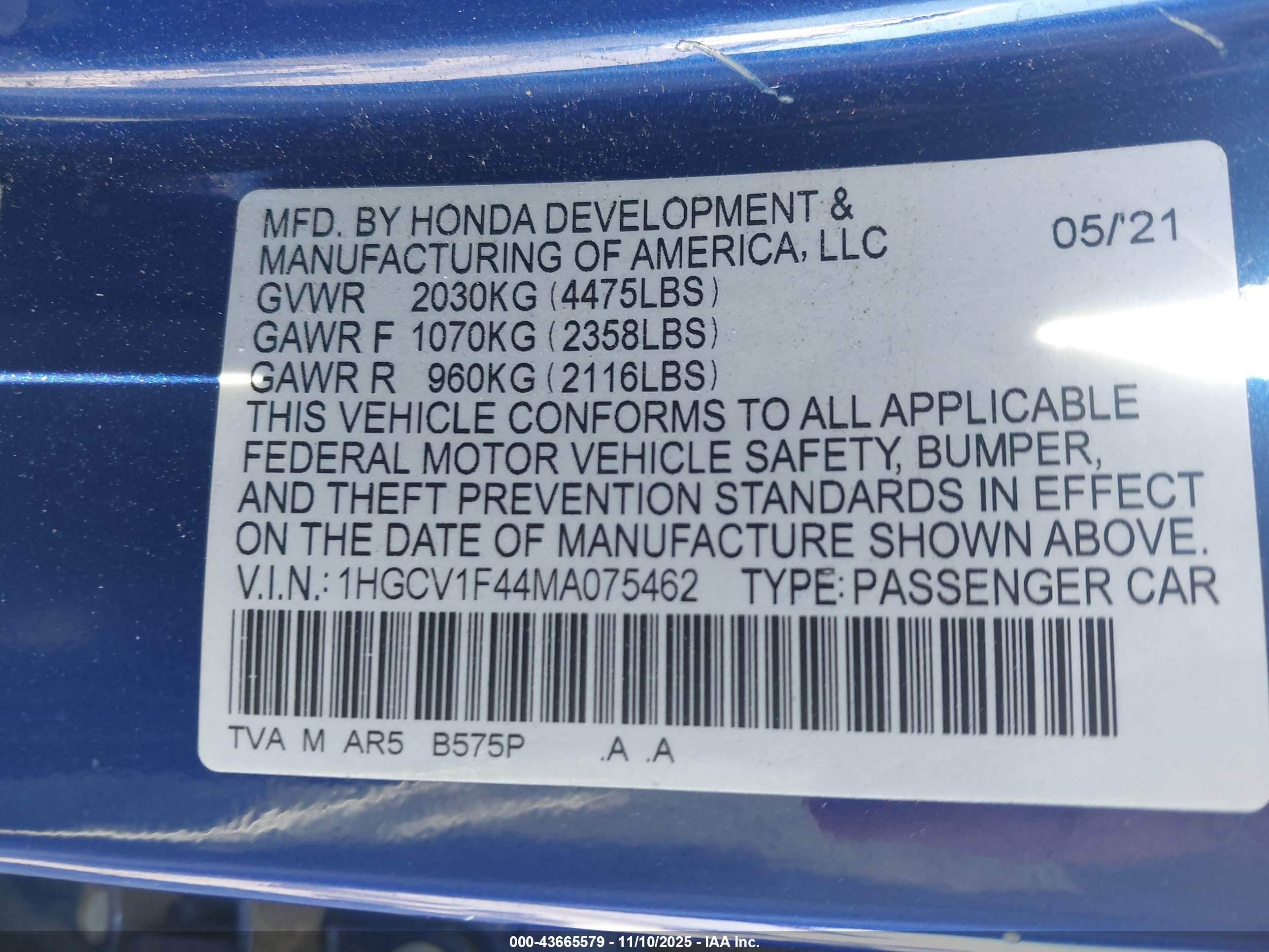 HONDA ACCORD image 9