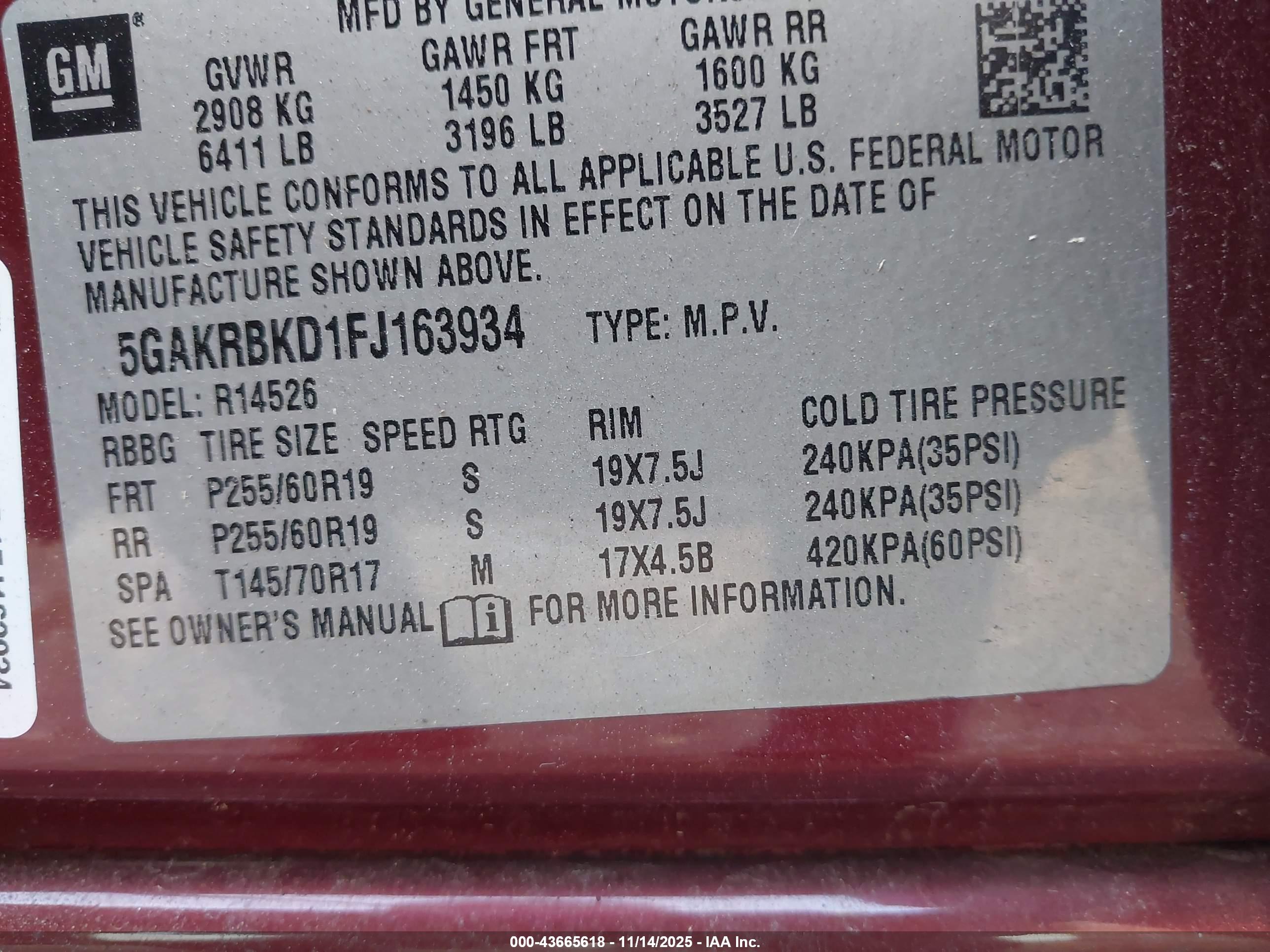BUICK ENCLAVE image 9