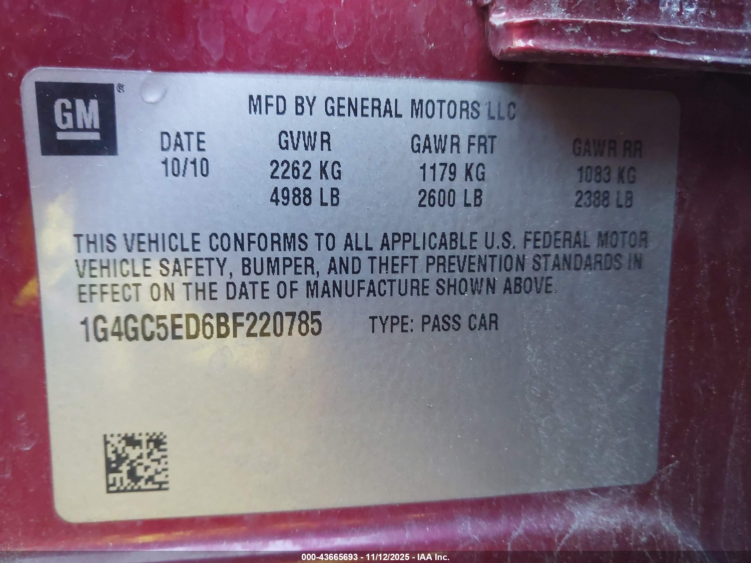 BUICK LACROSSE image 9