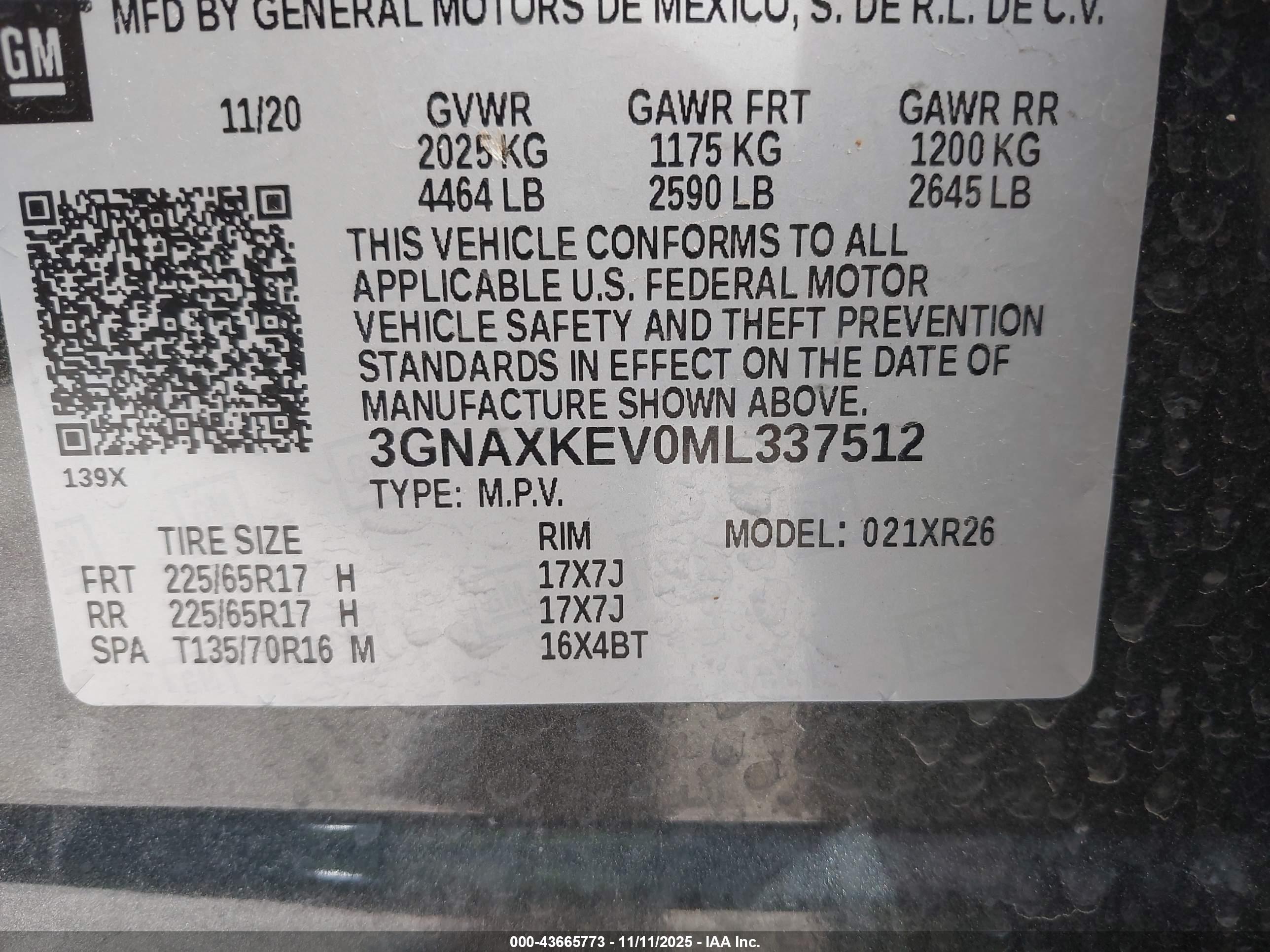 CHEVROLET EQUINOX image 9