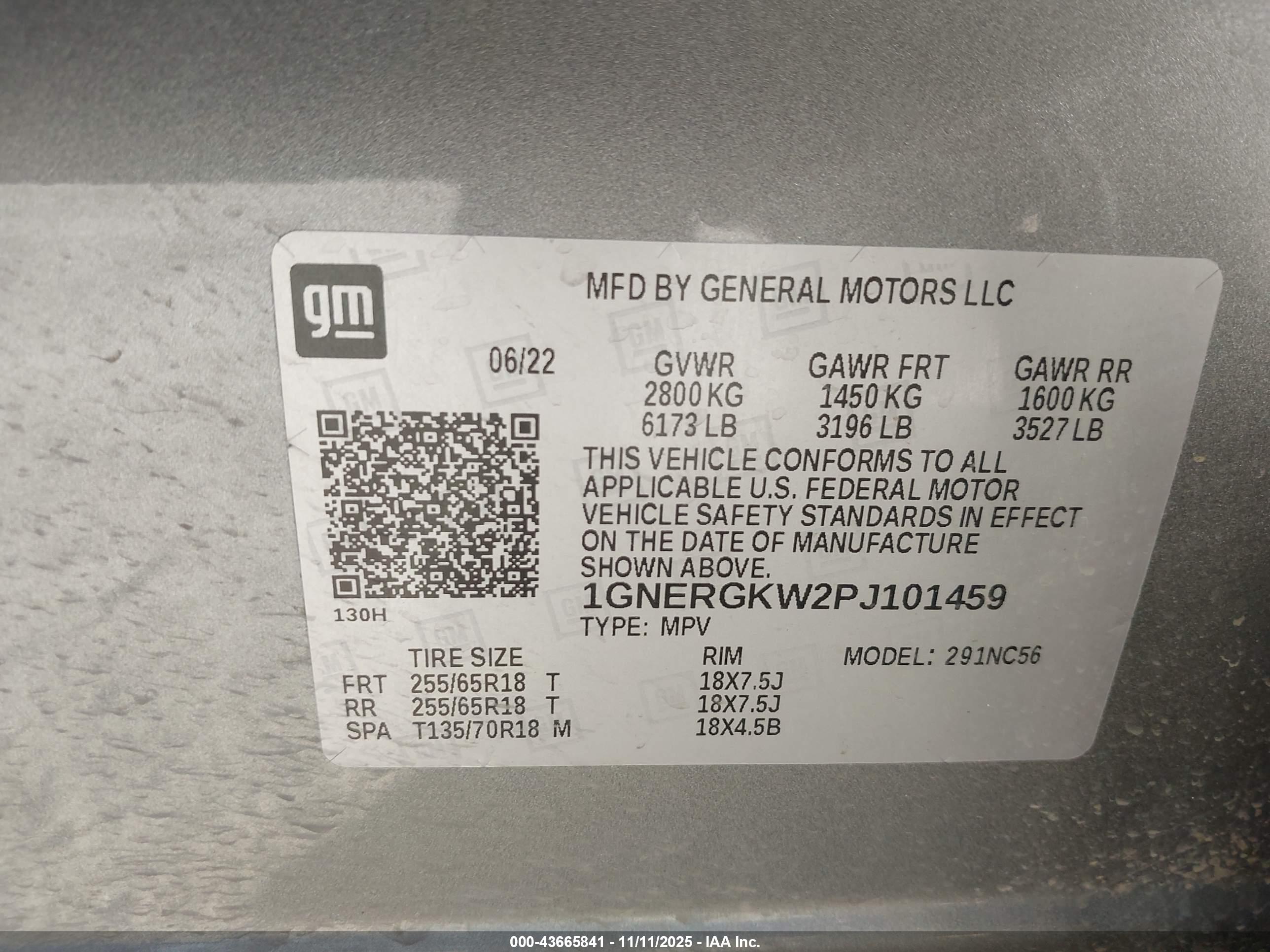 CHEVROLET TRAVERSE image 9
