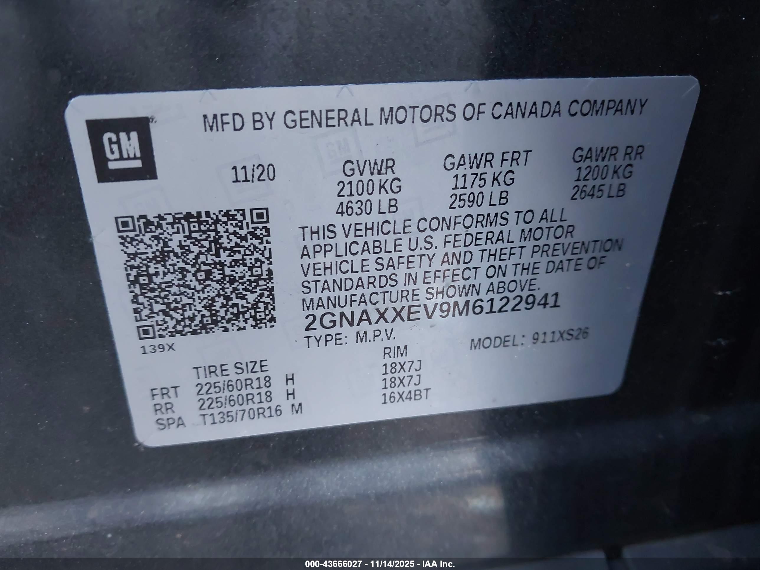 CHEVROLET EQUINOX image 9