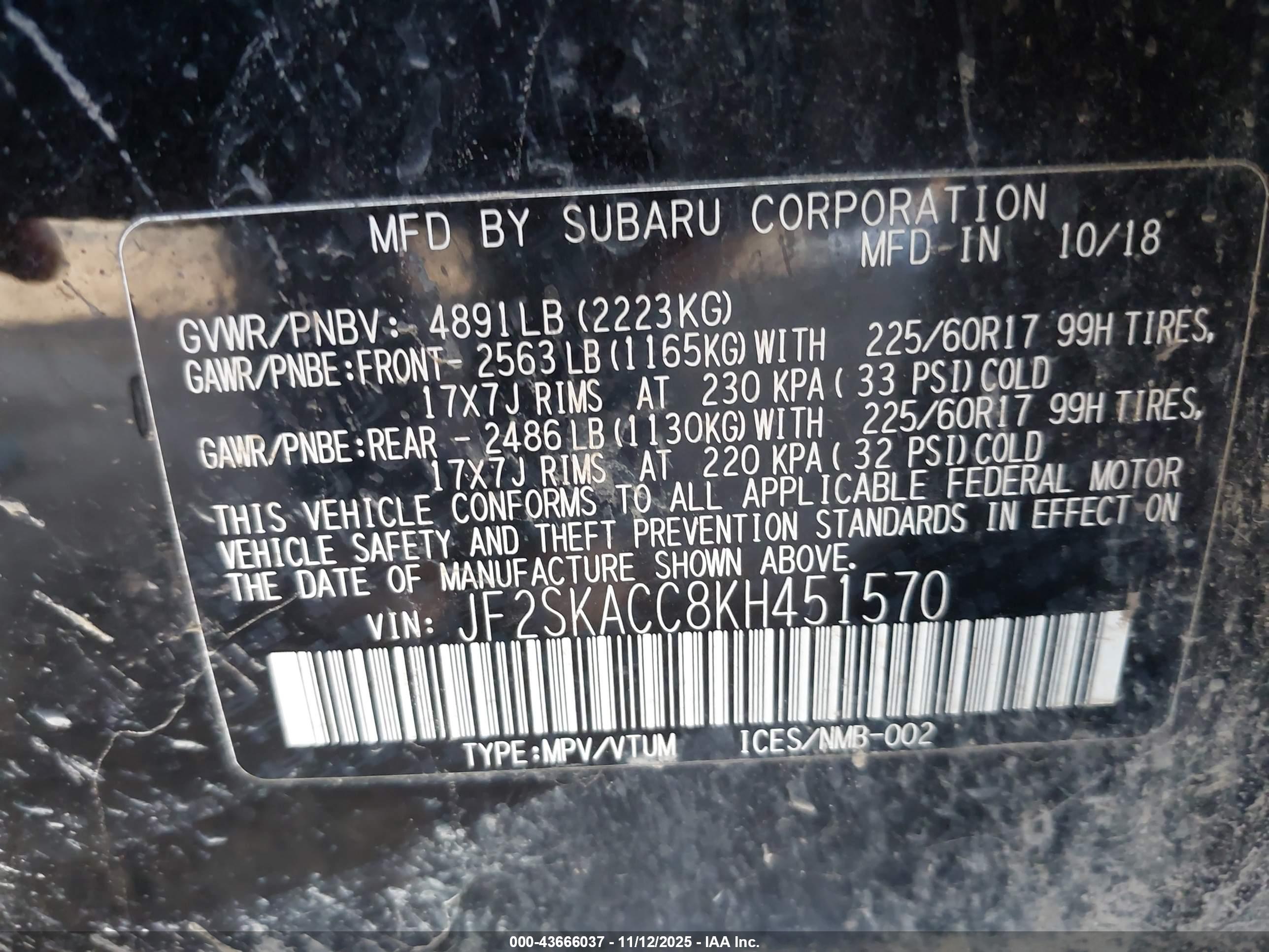 SUBARU FORESTER image 9