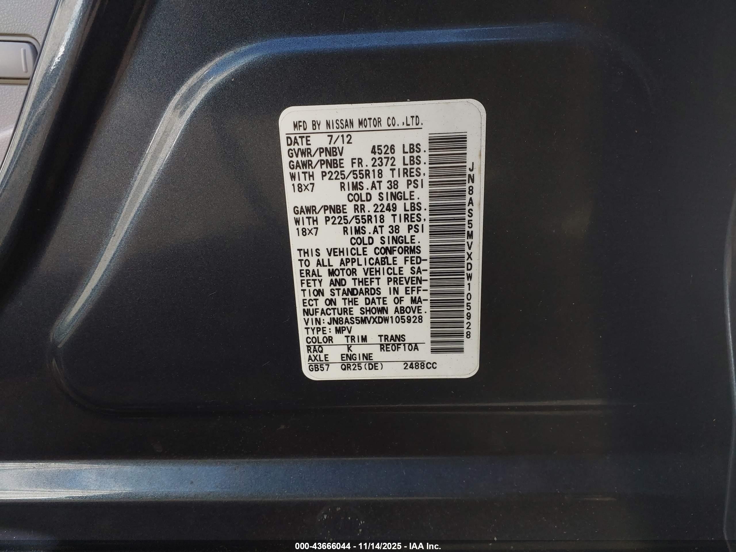 NISSAN ROGUE image 9