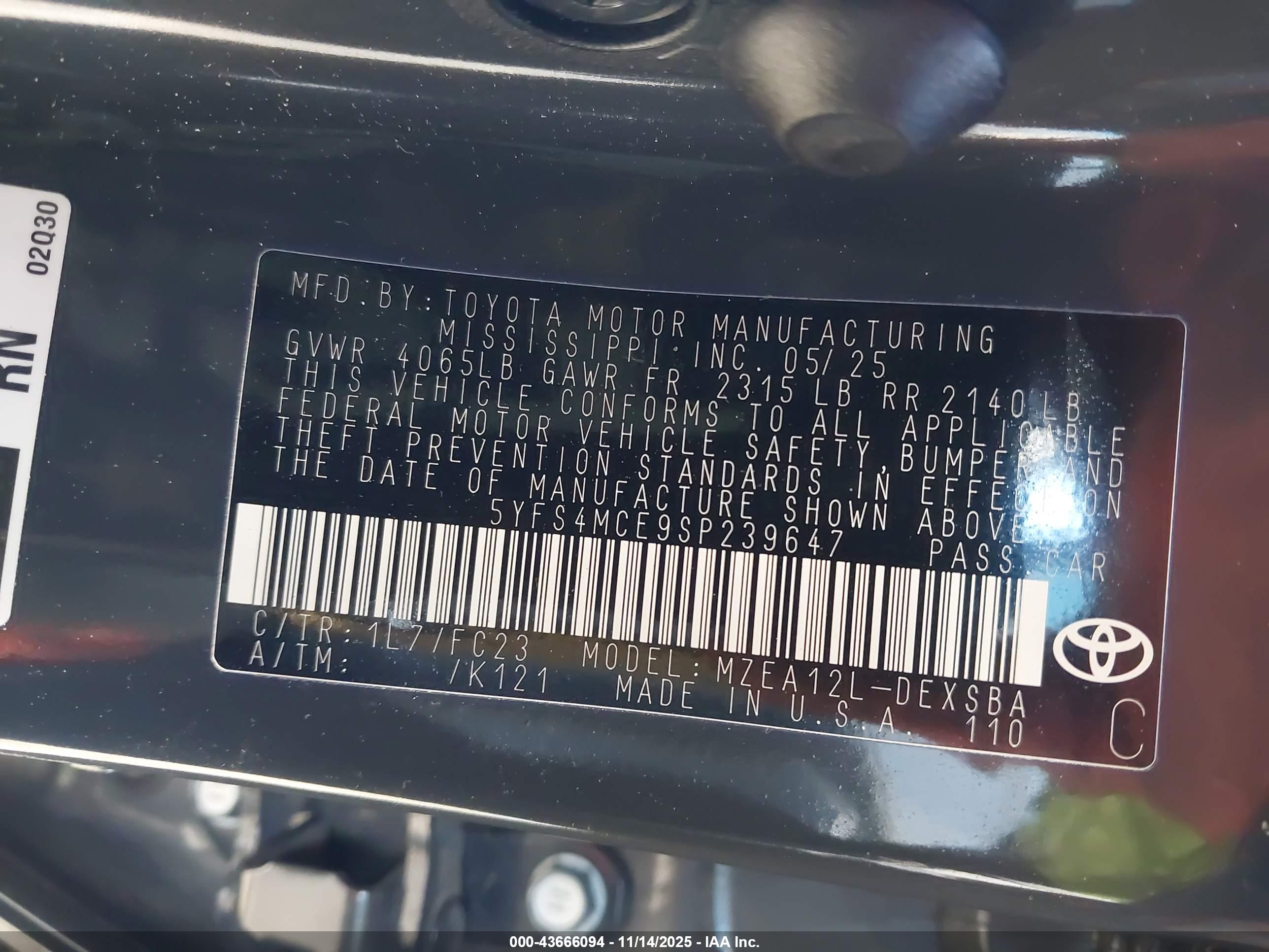 TOYOTA COROLLA image 9