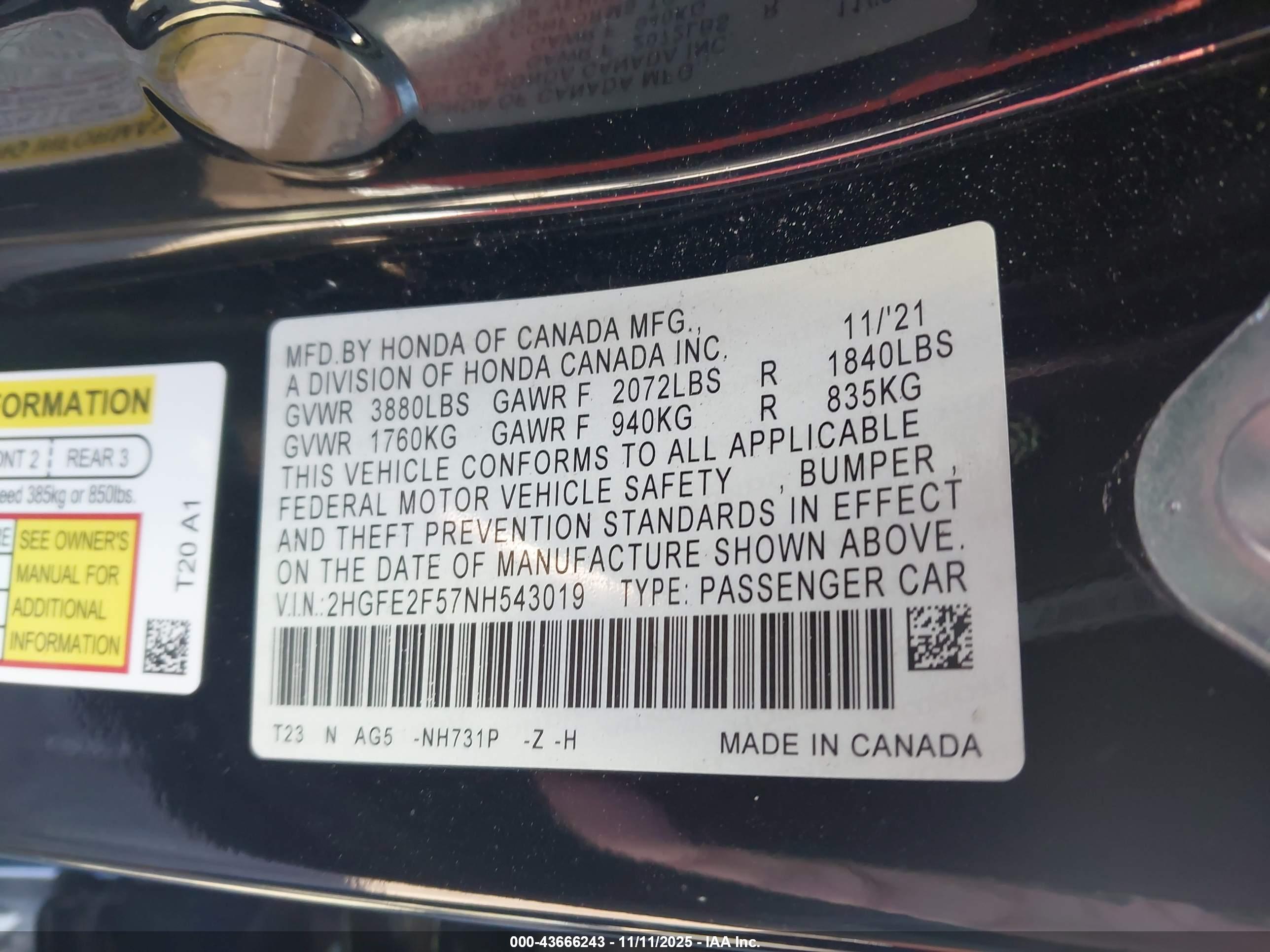HONDA CIVIC image 9