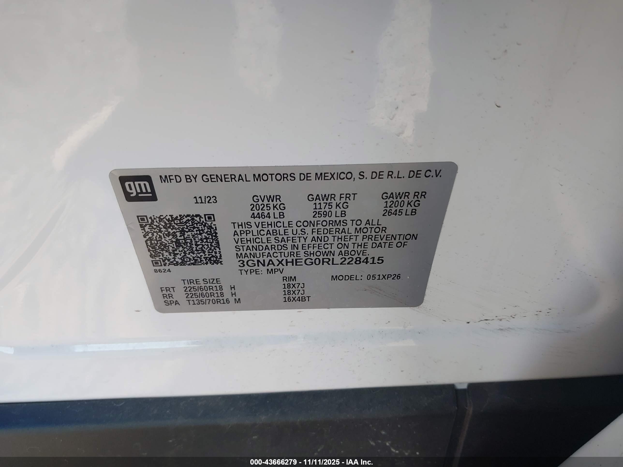 CHEVROLET EQUINOX image 9