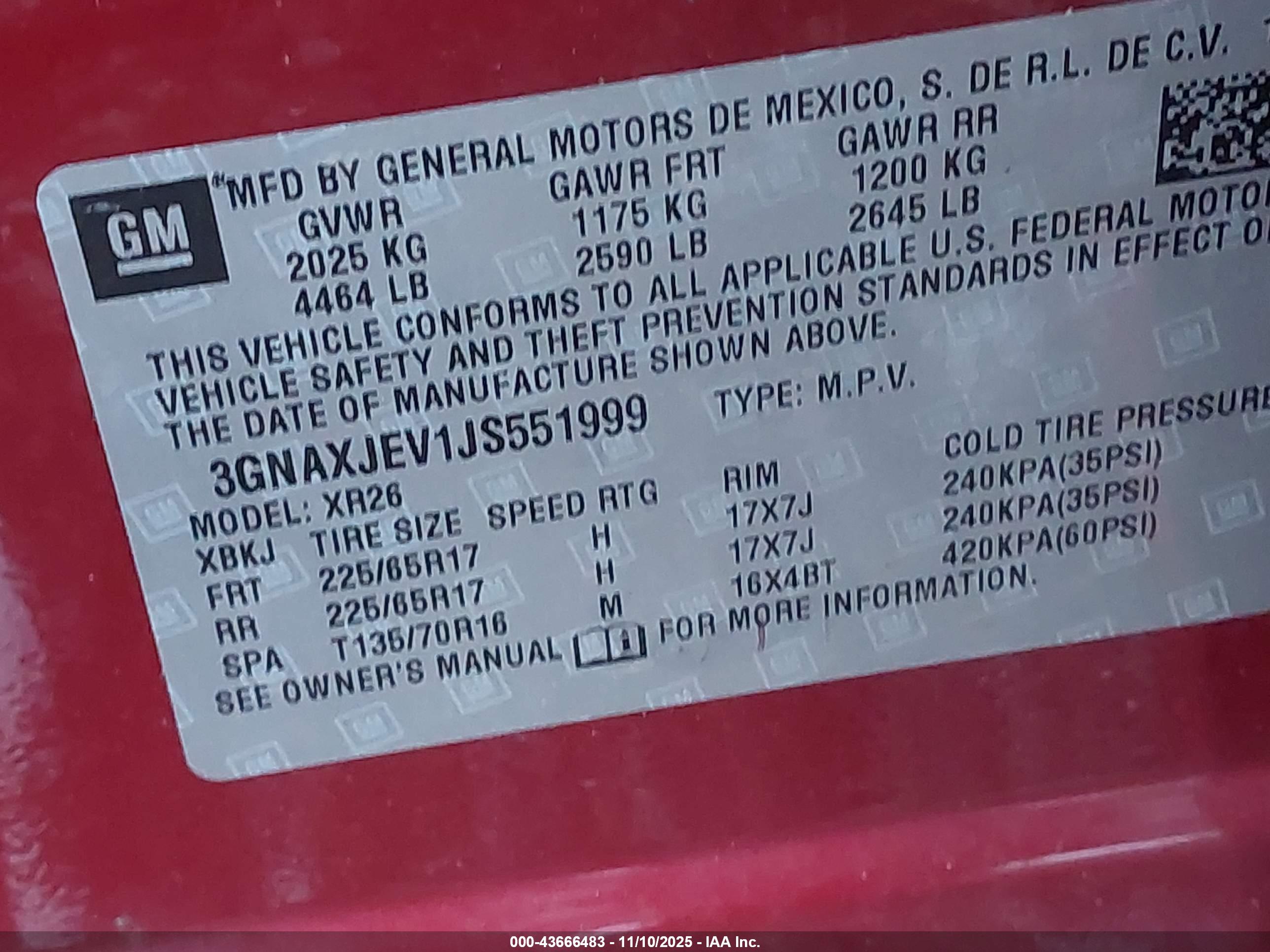 CHEVROLET EQUINOX image 9
