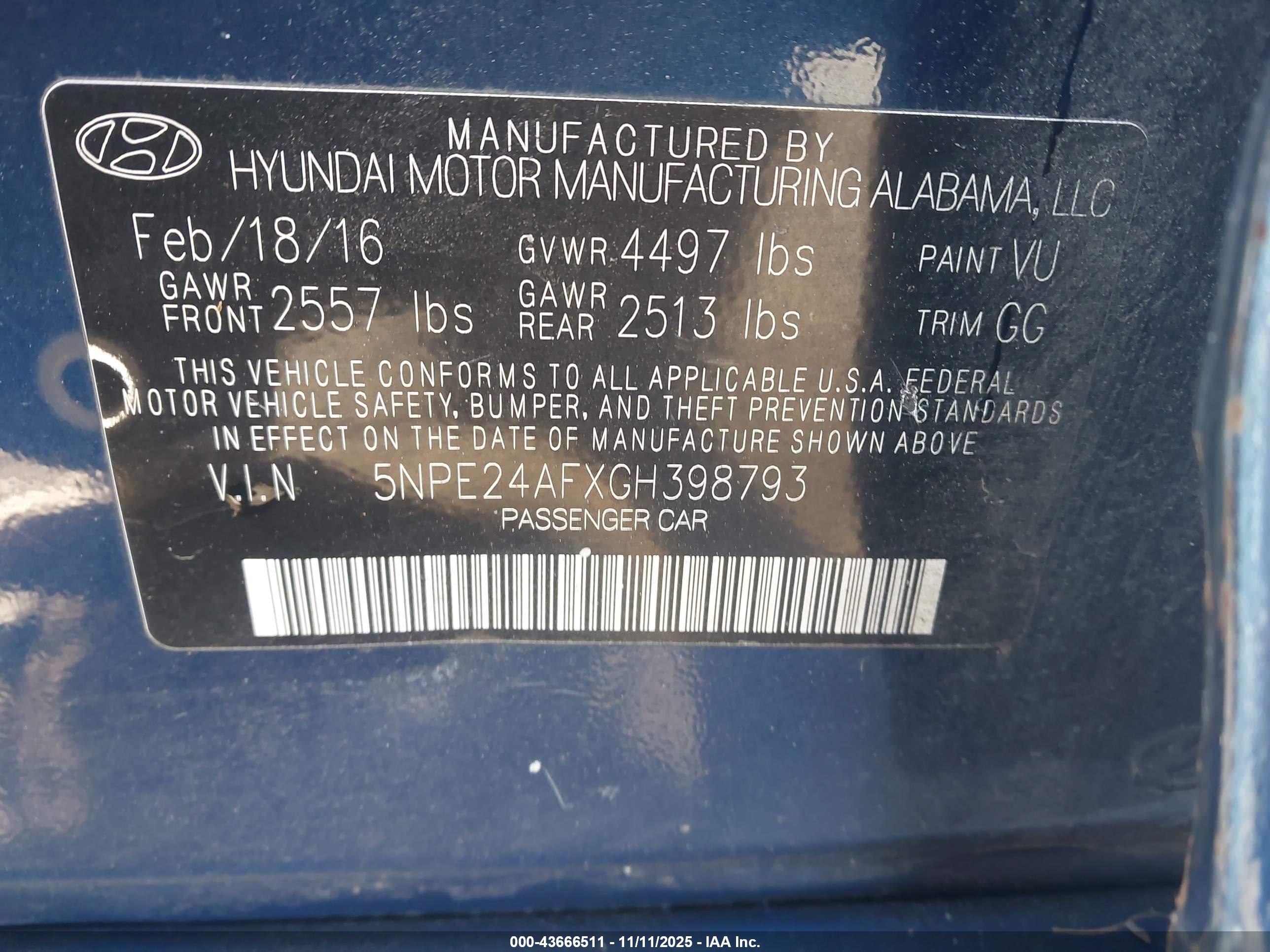 HYUNDAI SONATA image 9