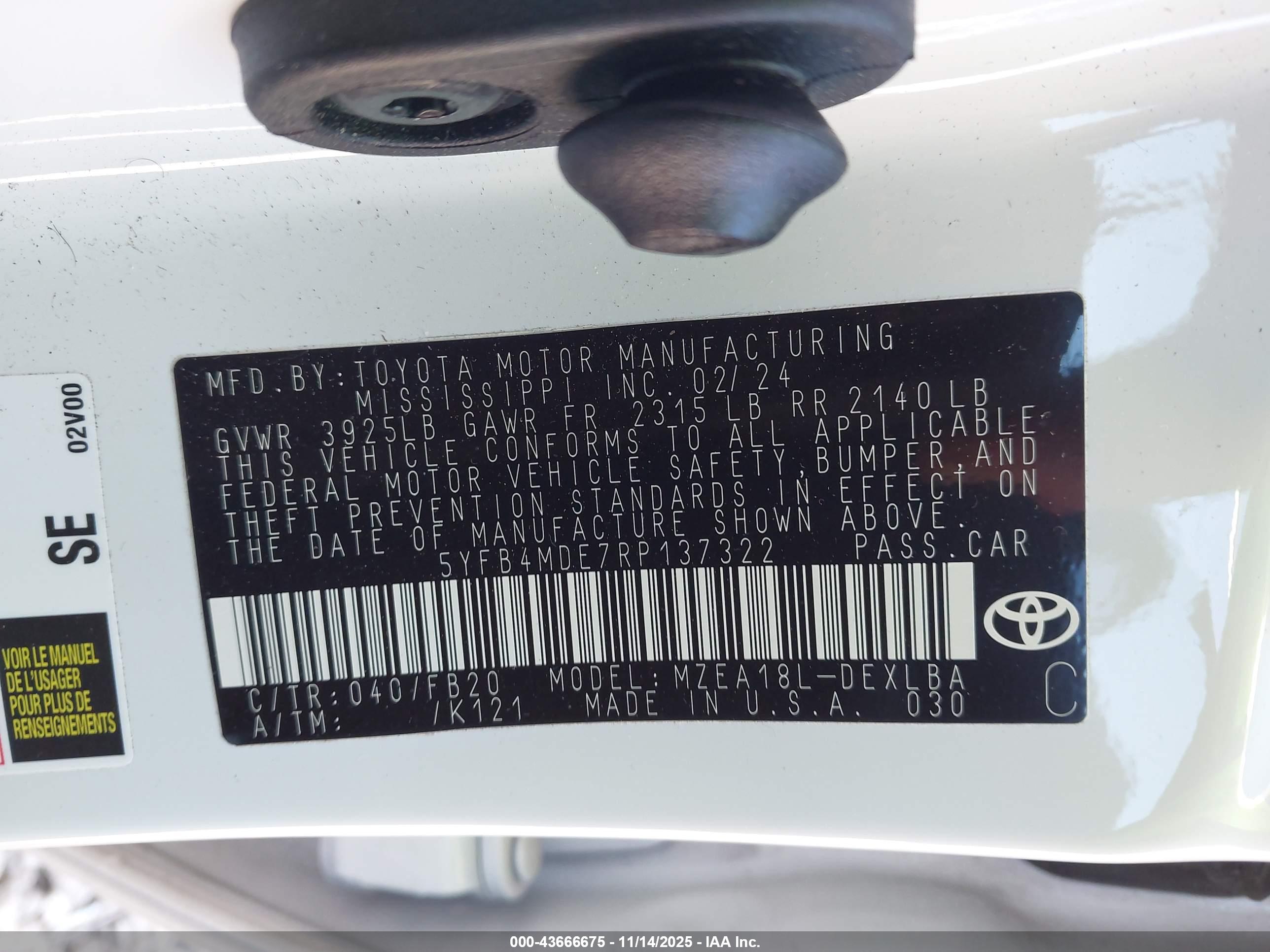 TOYOTA COROLLA image 9