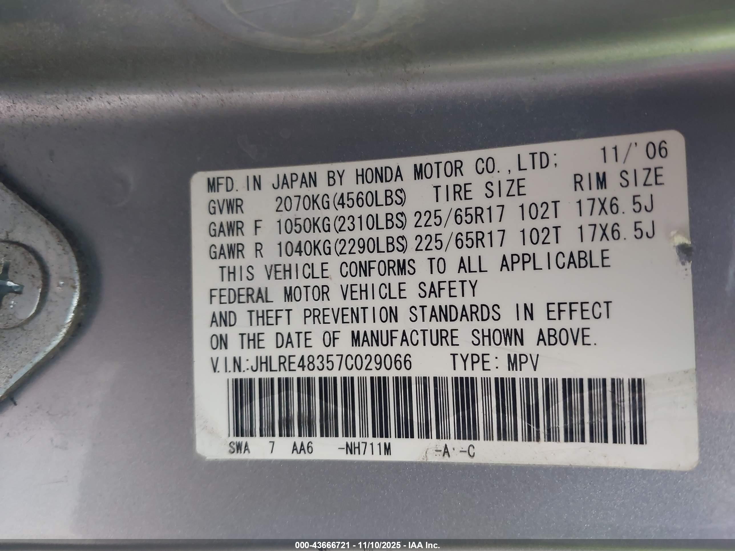 HONDA CR-V image 9