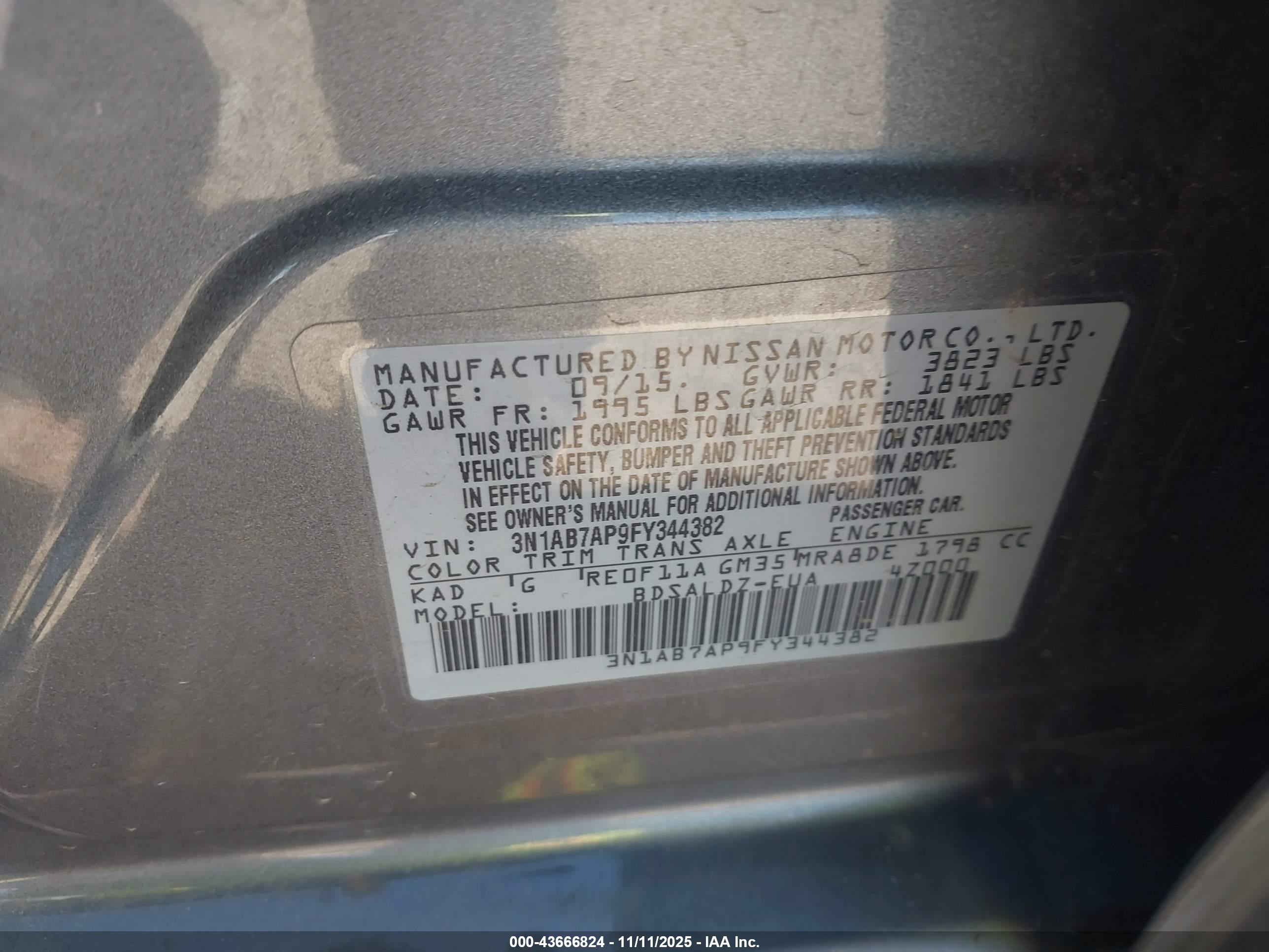 NISSAN SENTRA image 9