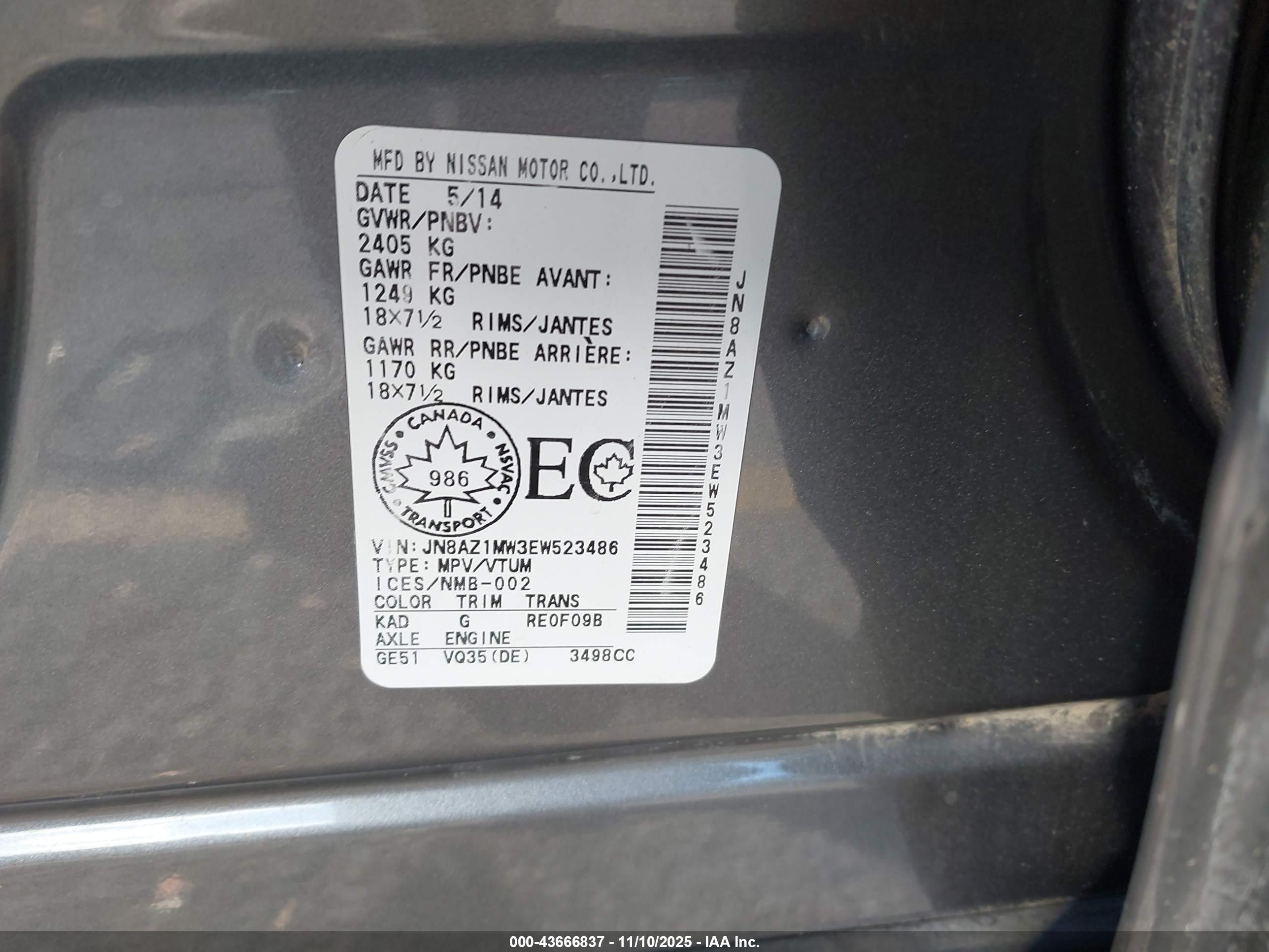 NISSAN MURANO image 9