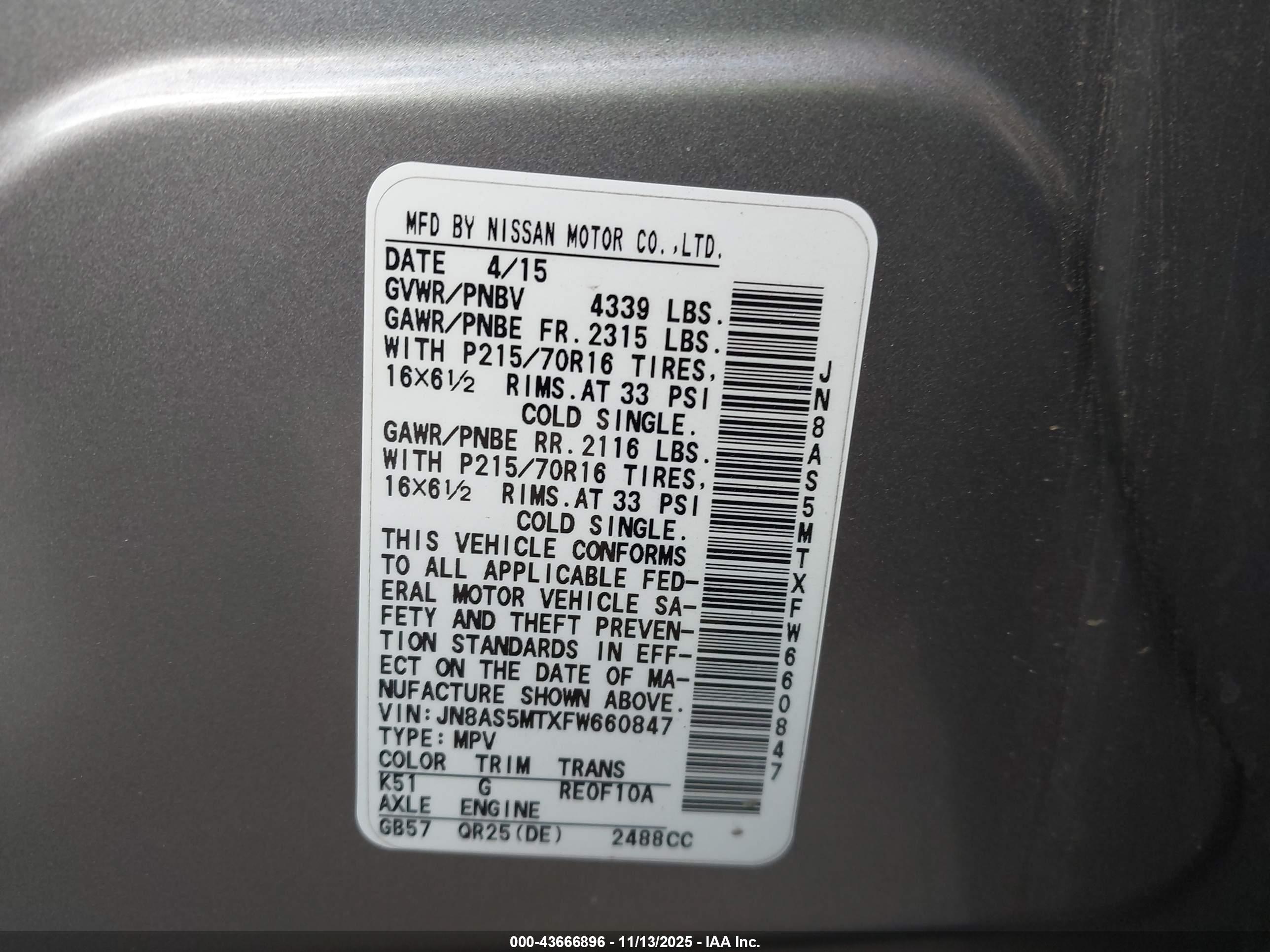 NISSAN ROGUE image 9