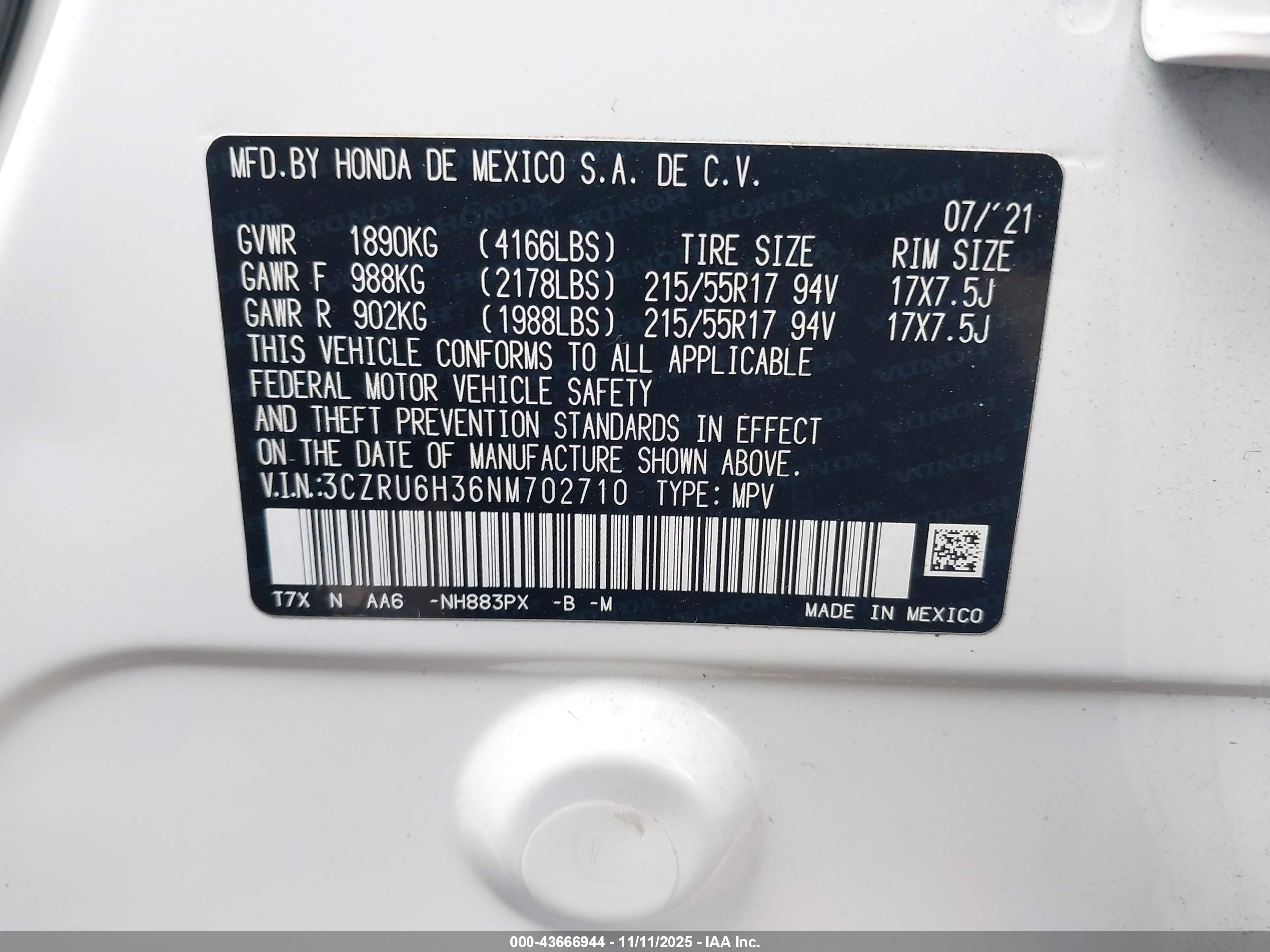 HONDA HR-V image 9