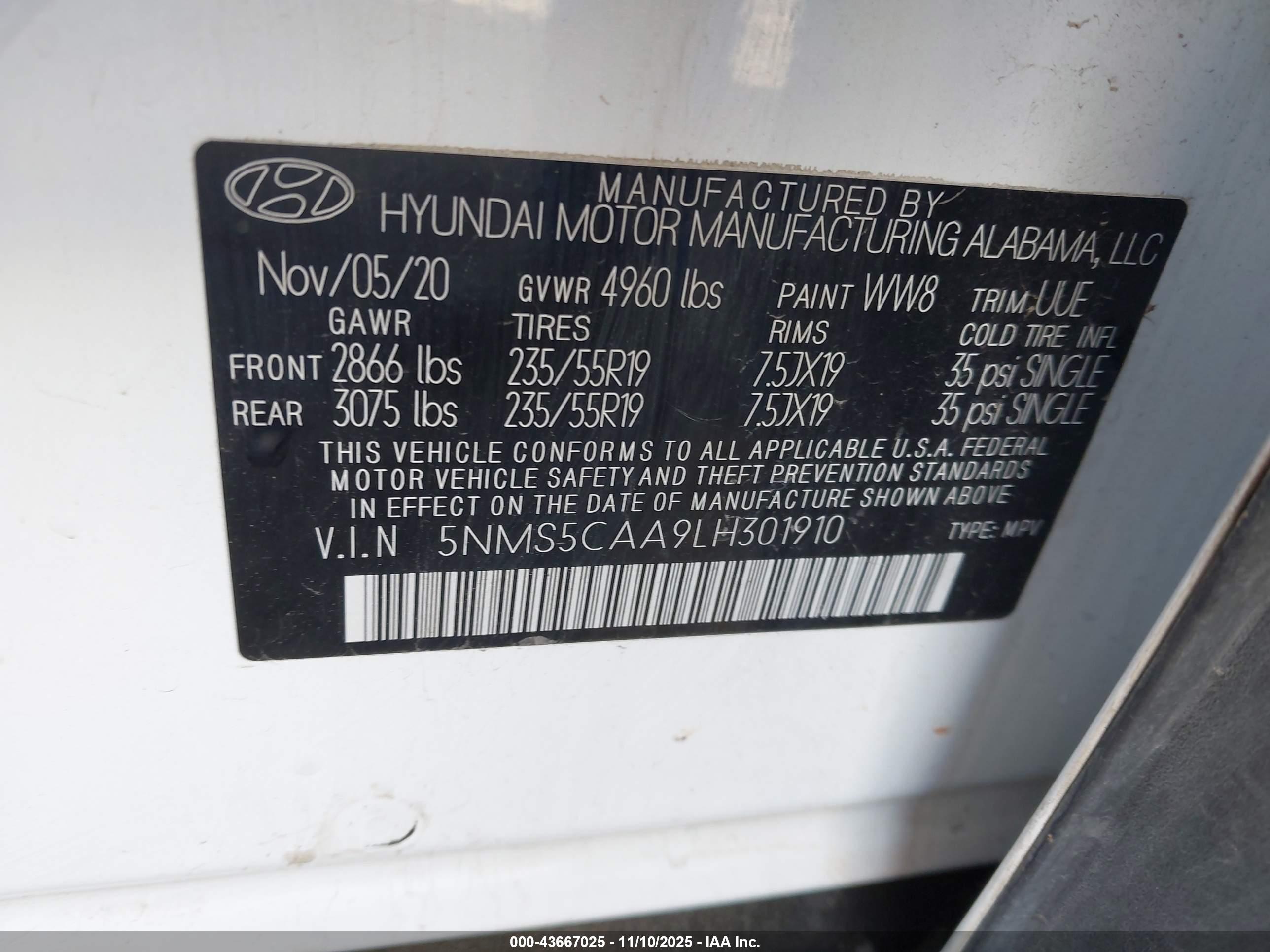 HYUNDAI SANTA image 9
