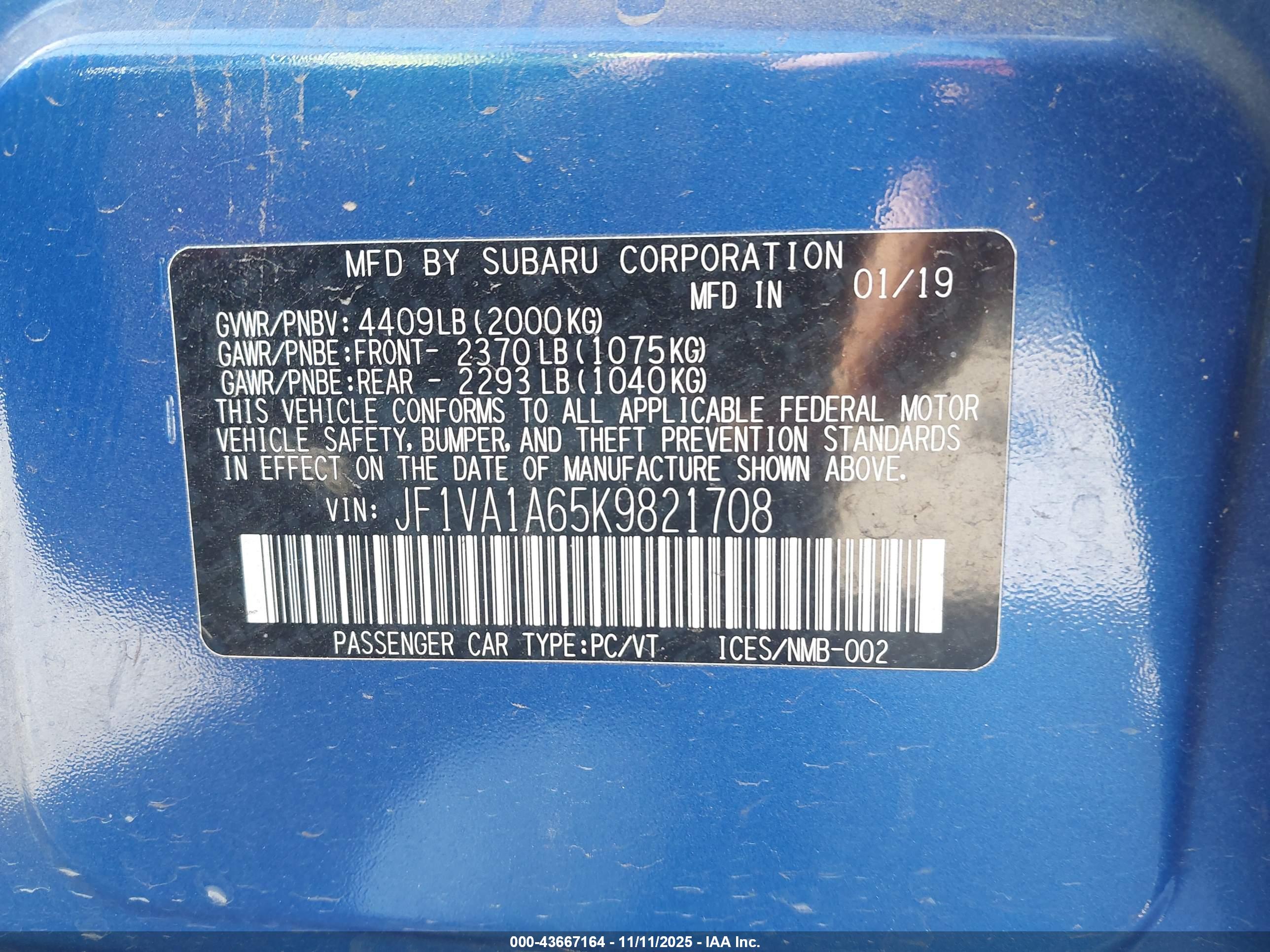 SUBARU WRX image 9