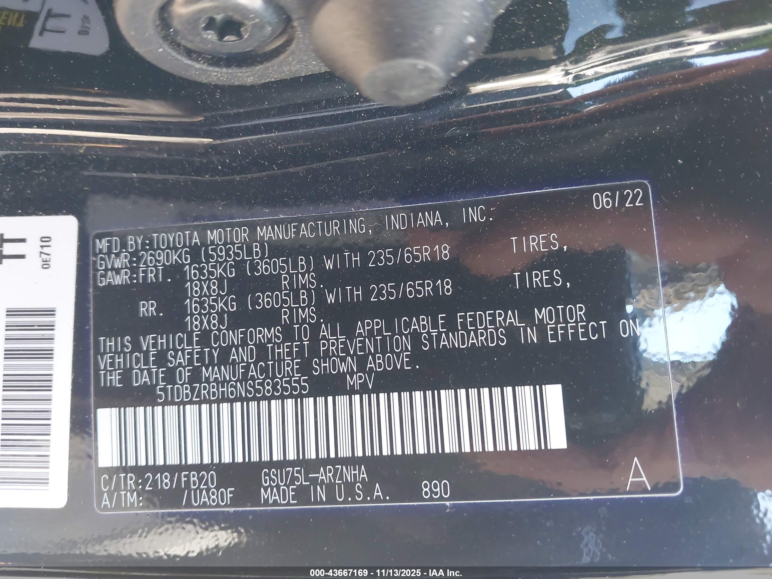 TOYOTA HIGHLANDER image 9