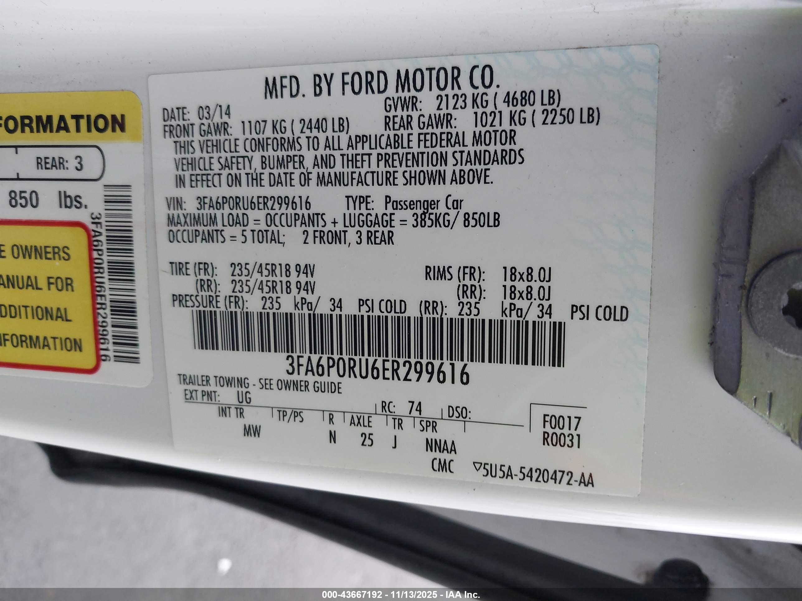 FORD FUSION image 9