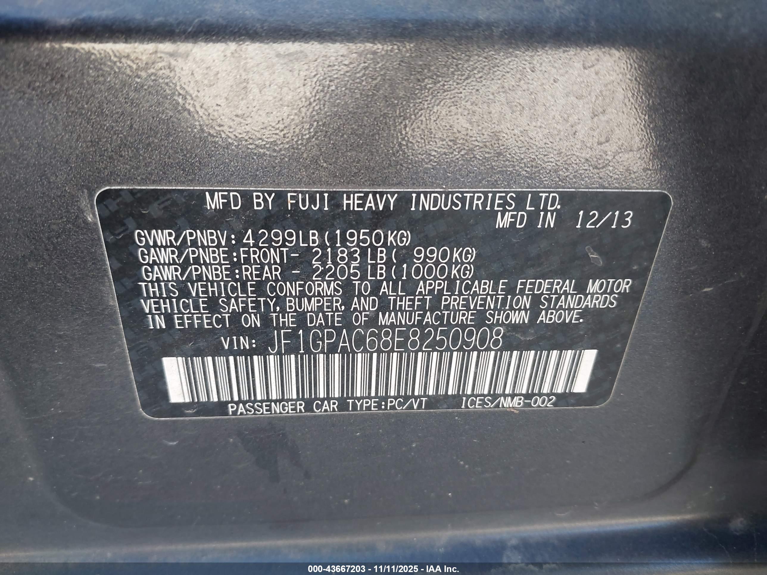 SUBARU IMPREZA image 9