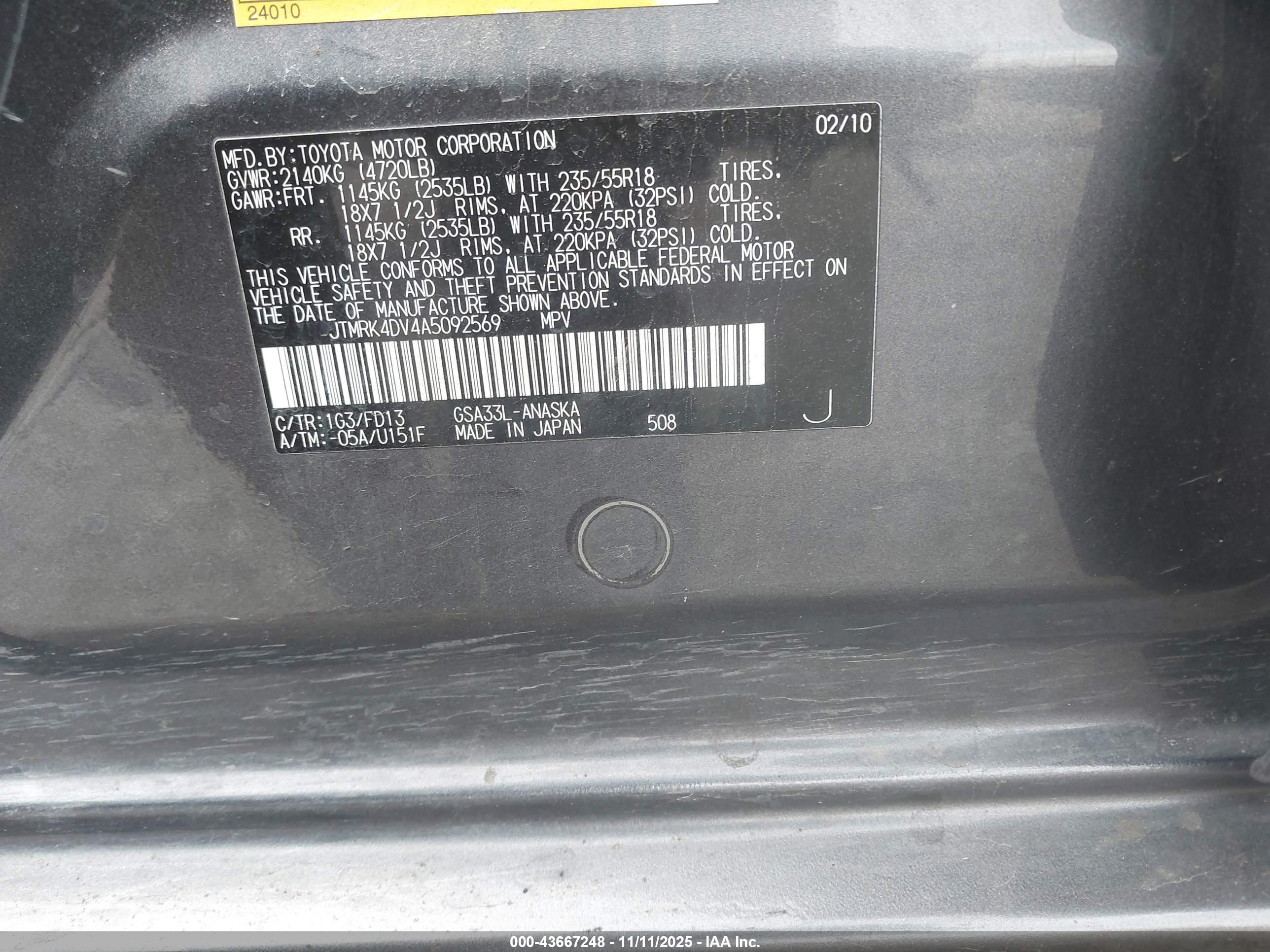 TOYOTA RAV4 image 9