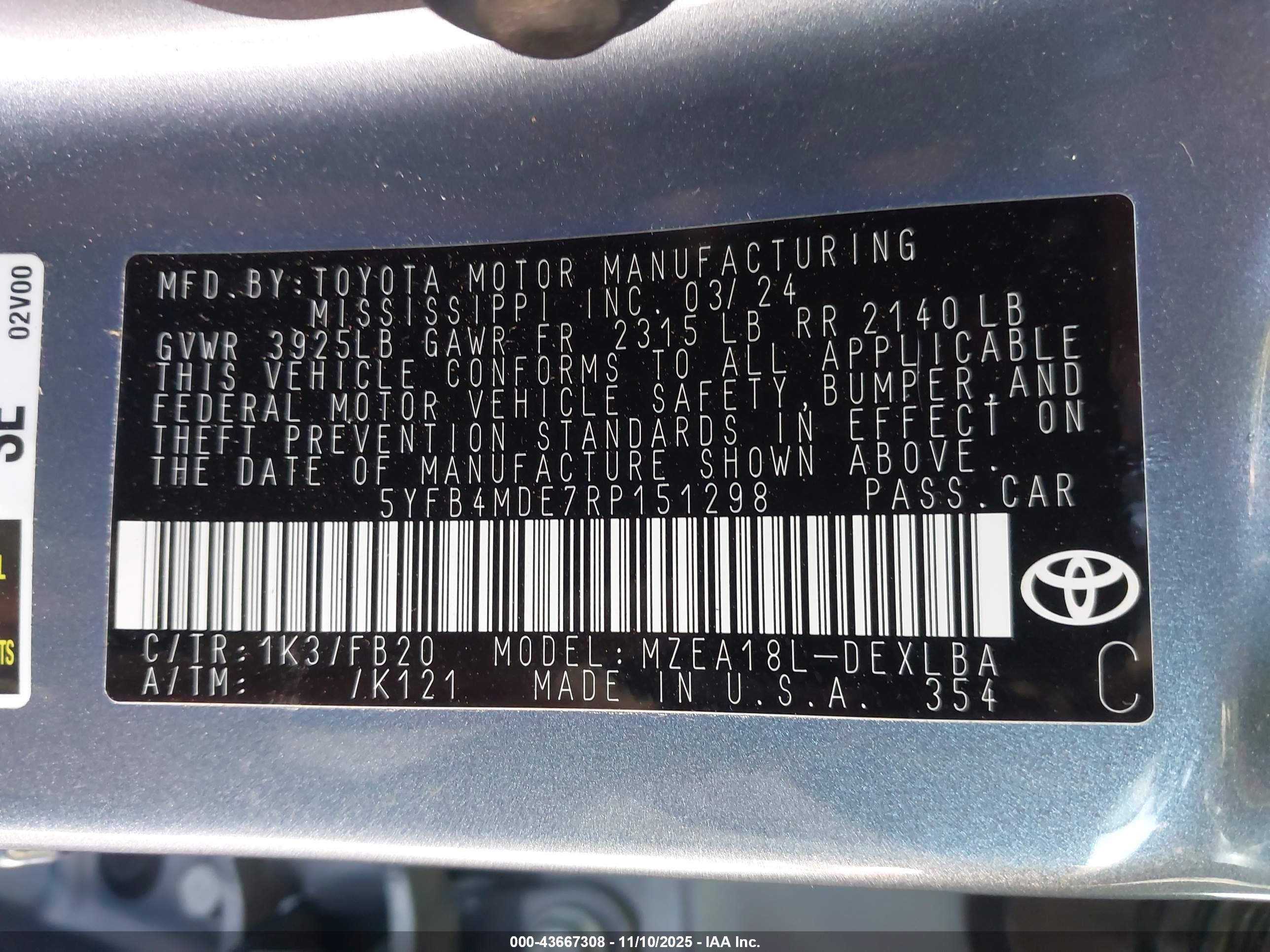 TOYOTA COROLLA image 9
