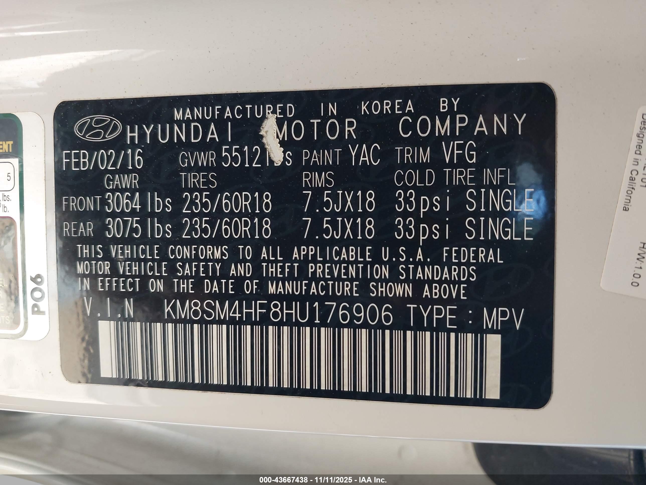 HYUNDAI SANTA image 9