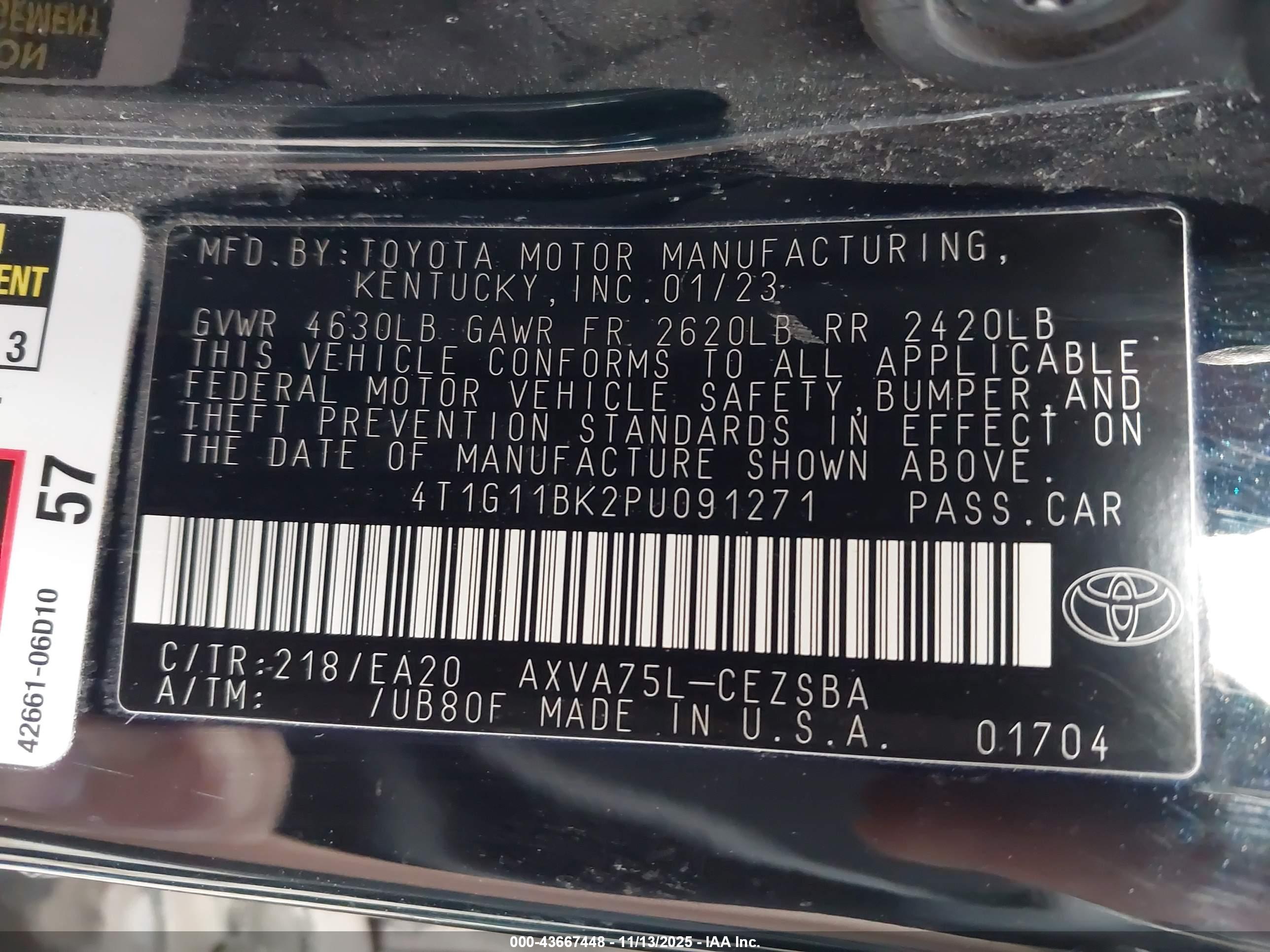 TOYOTA CAMRY image 9