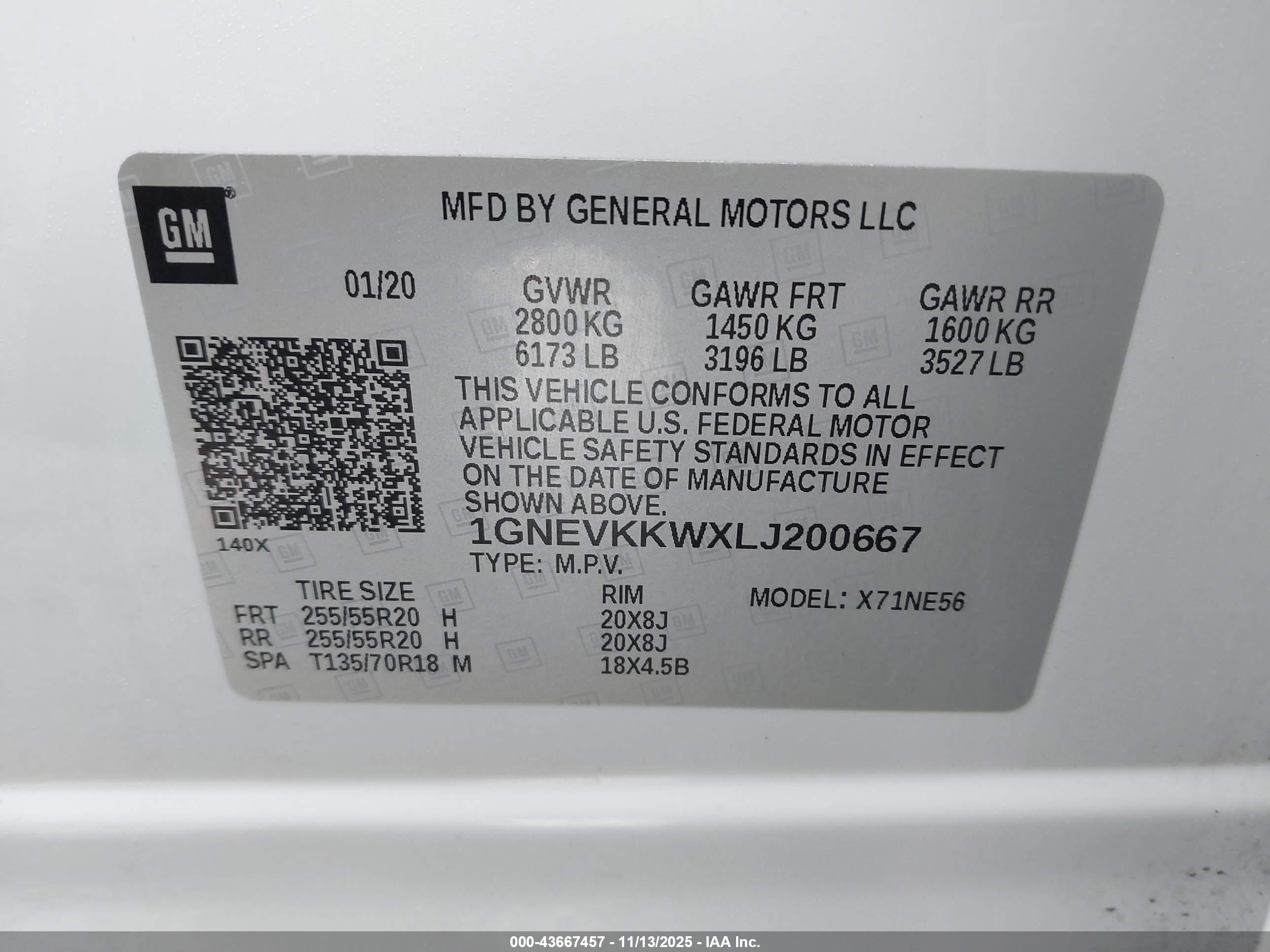 CHEVROLET TRAVERSE image 9
