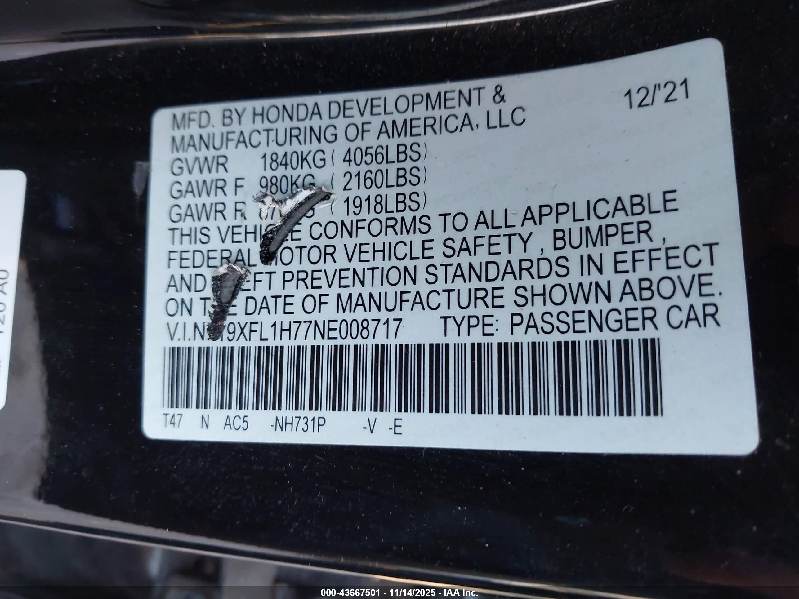 HONDA CIVIC image 9