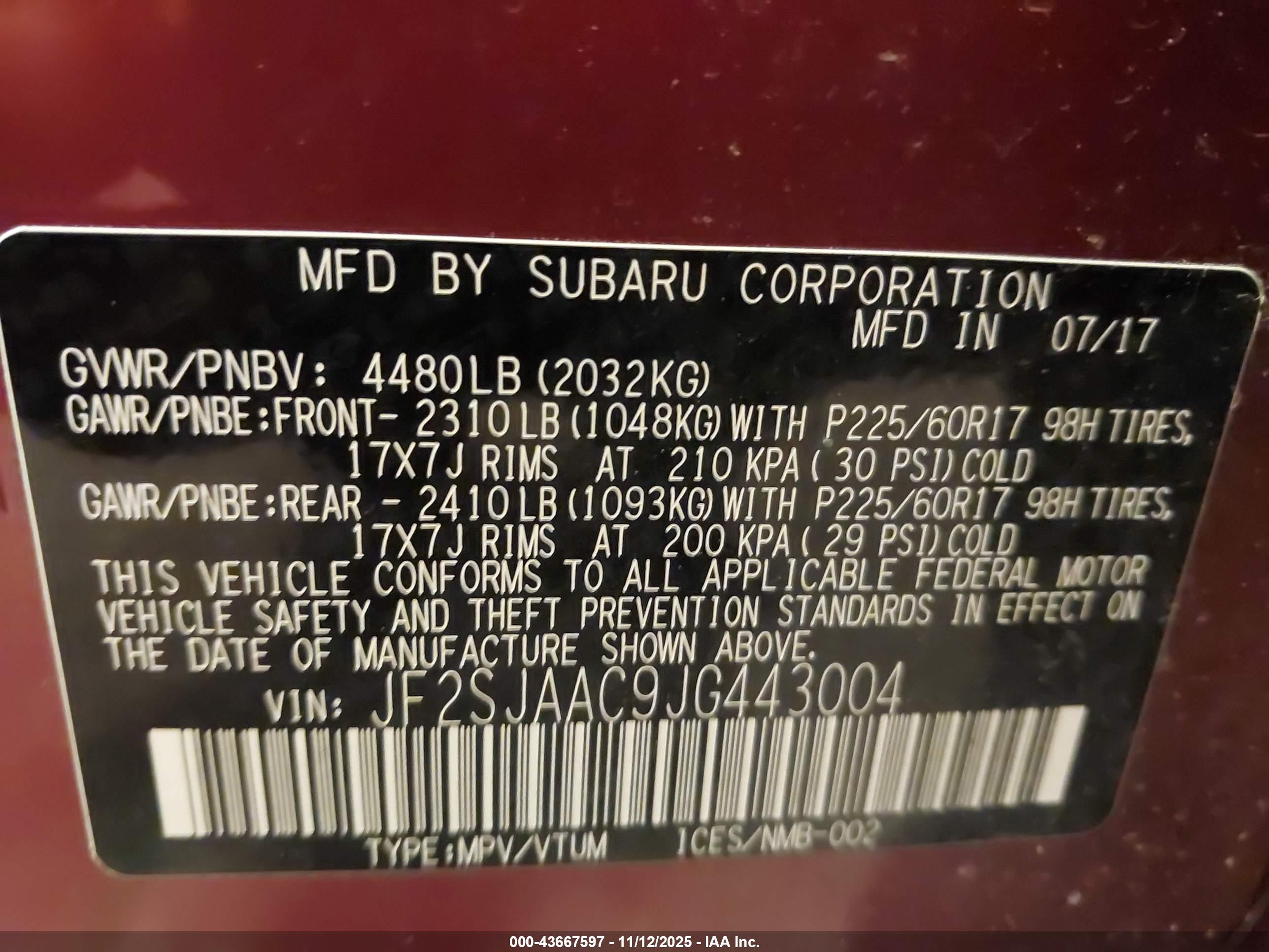 SUBARU FORESTER image 9