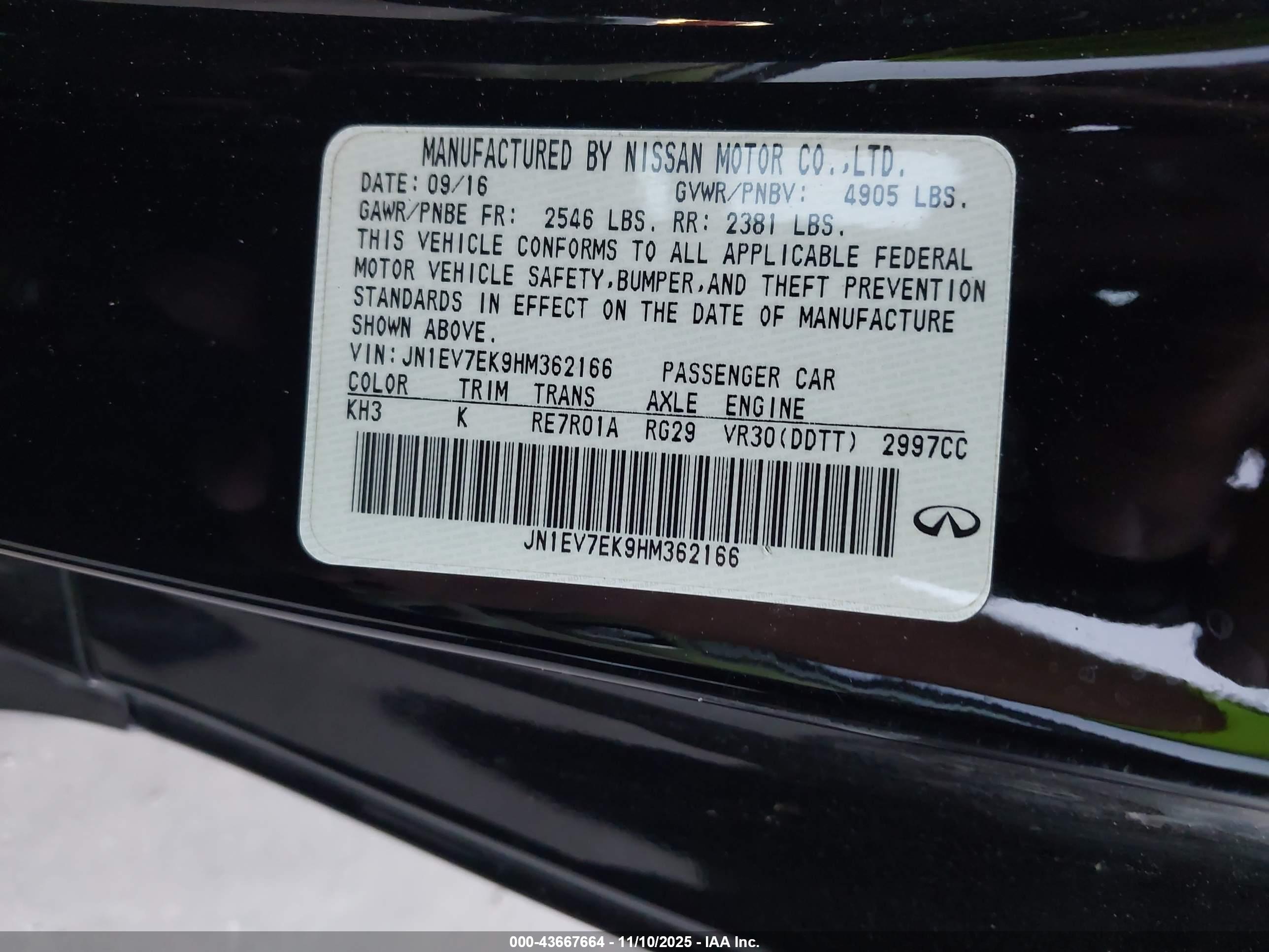 INFINITI Q60 image 9