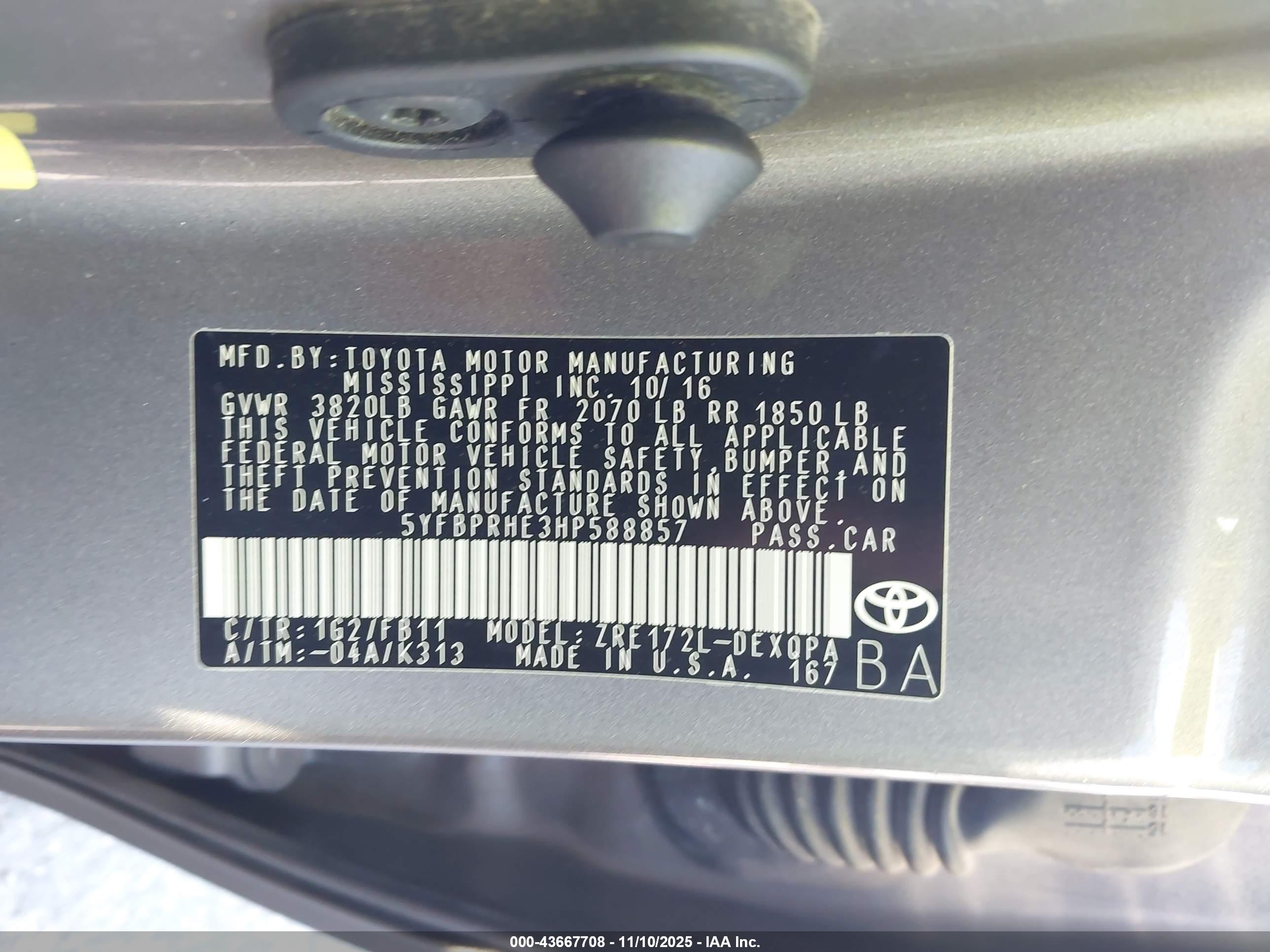 TOYOTA COROLLA image 9