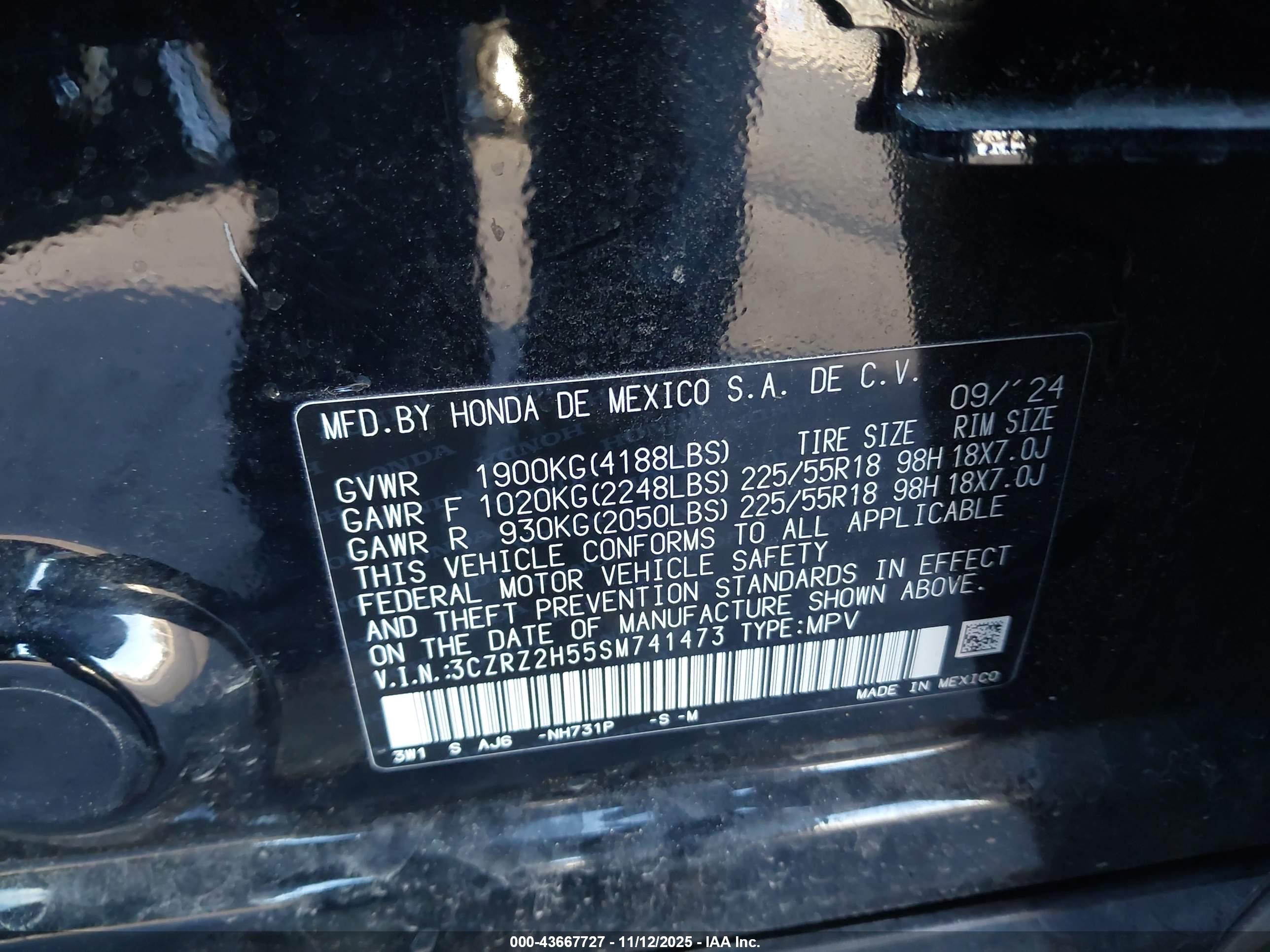 HONDA HR-V image 9