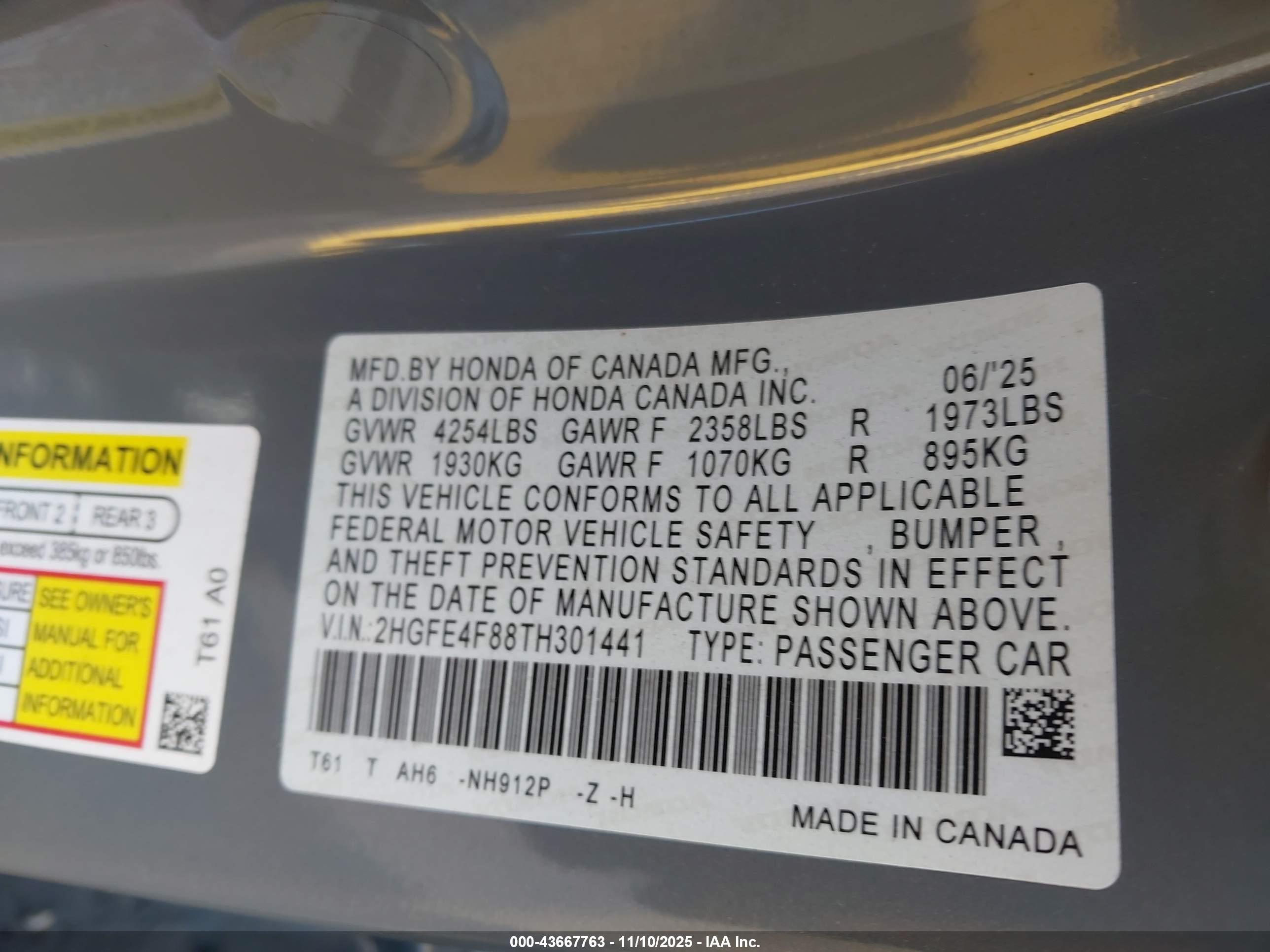 HONDA CIVIC image 9