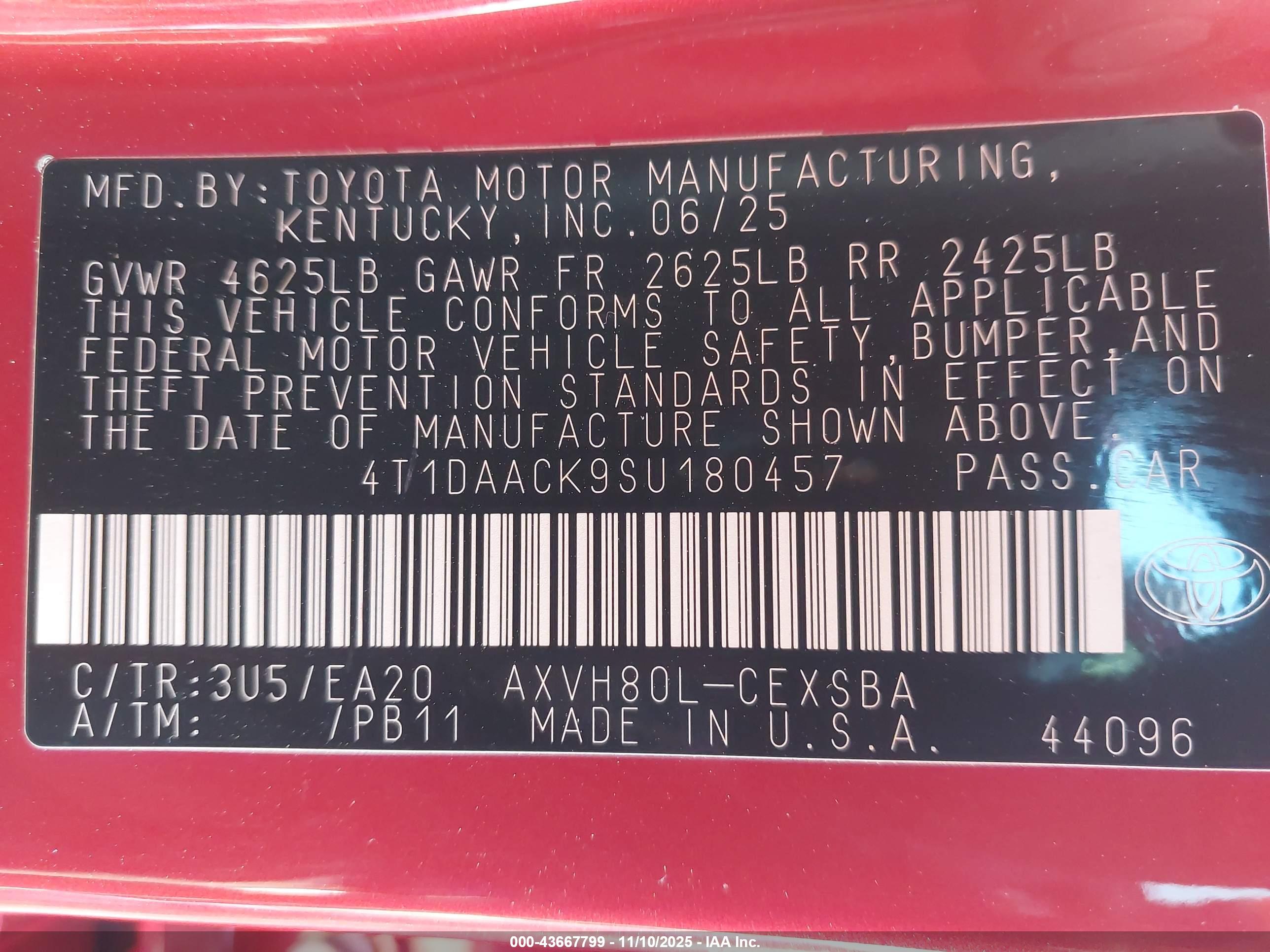 TOYOTA CAMRY image 9