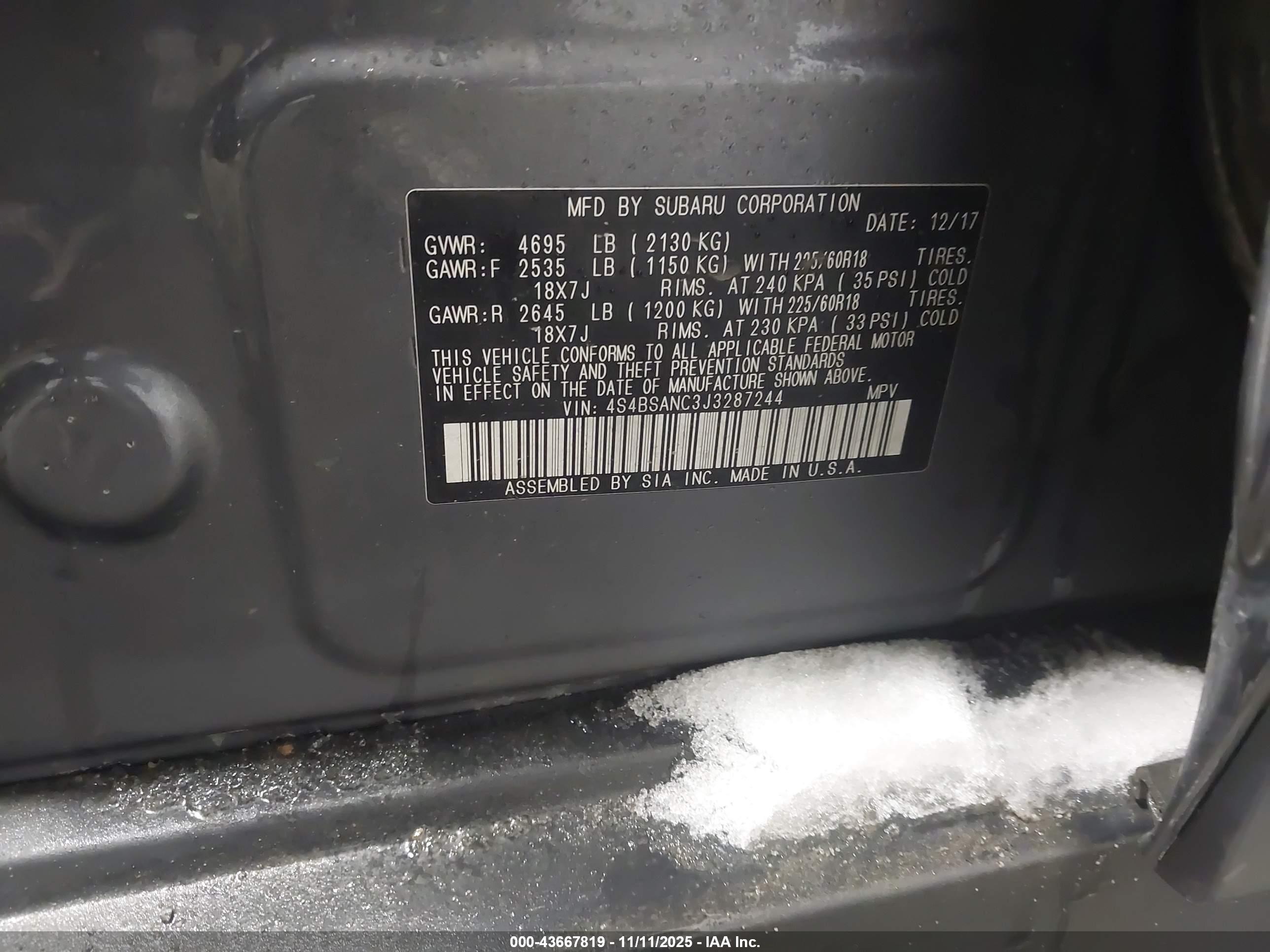SUBARU OUTBACK image 9