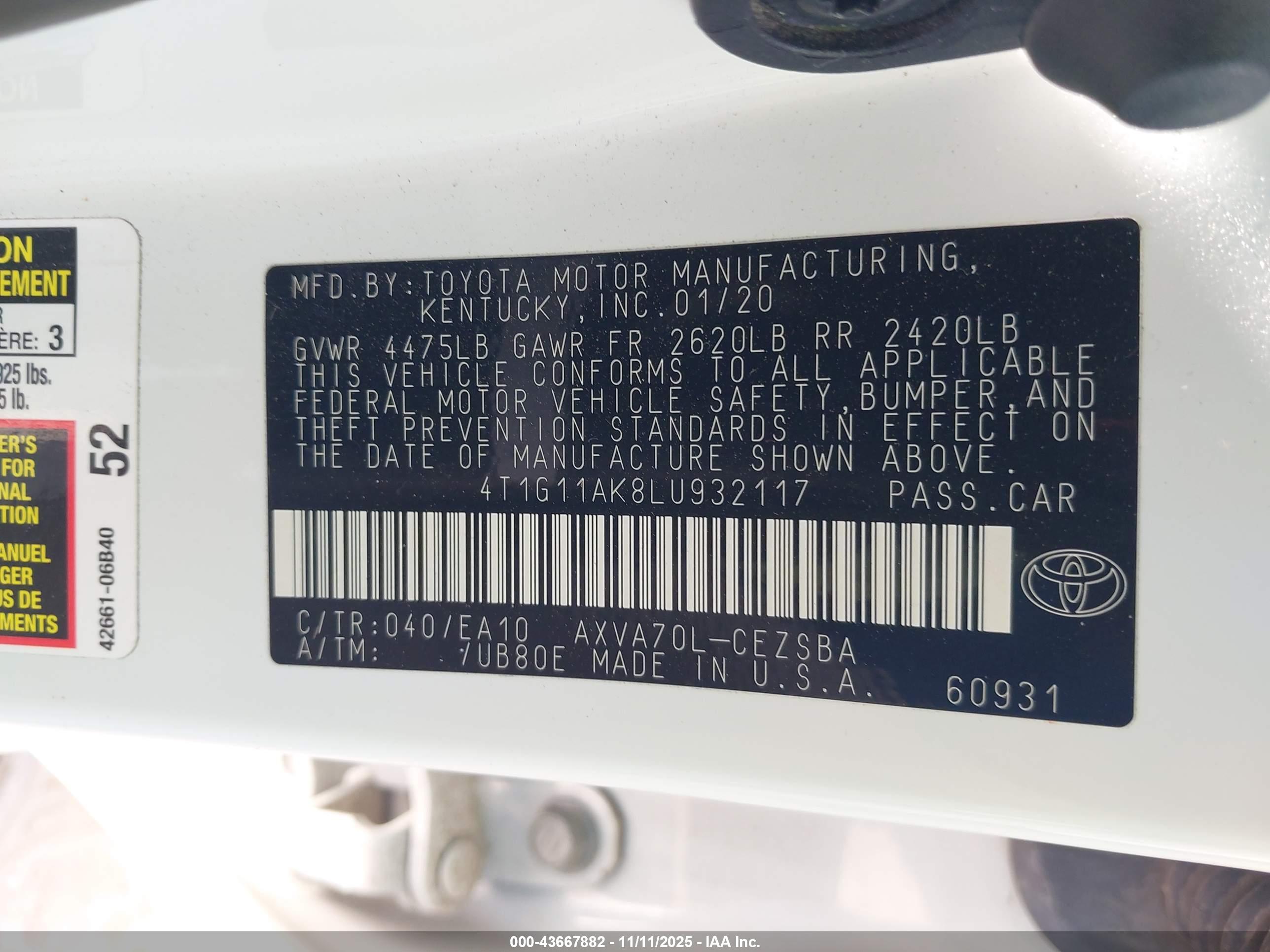 TOYOTA CAMRY image 9
