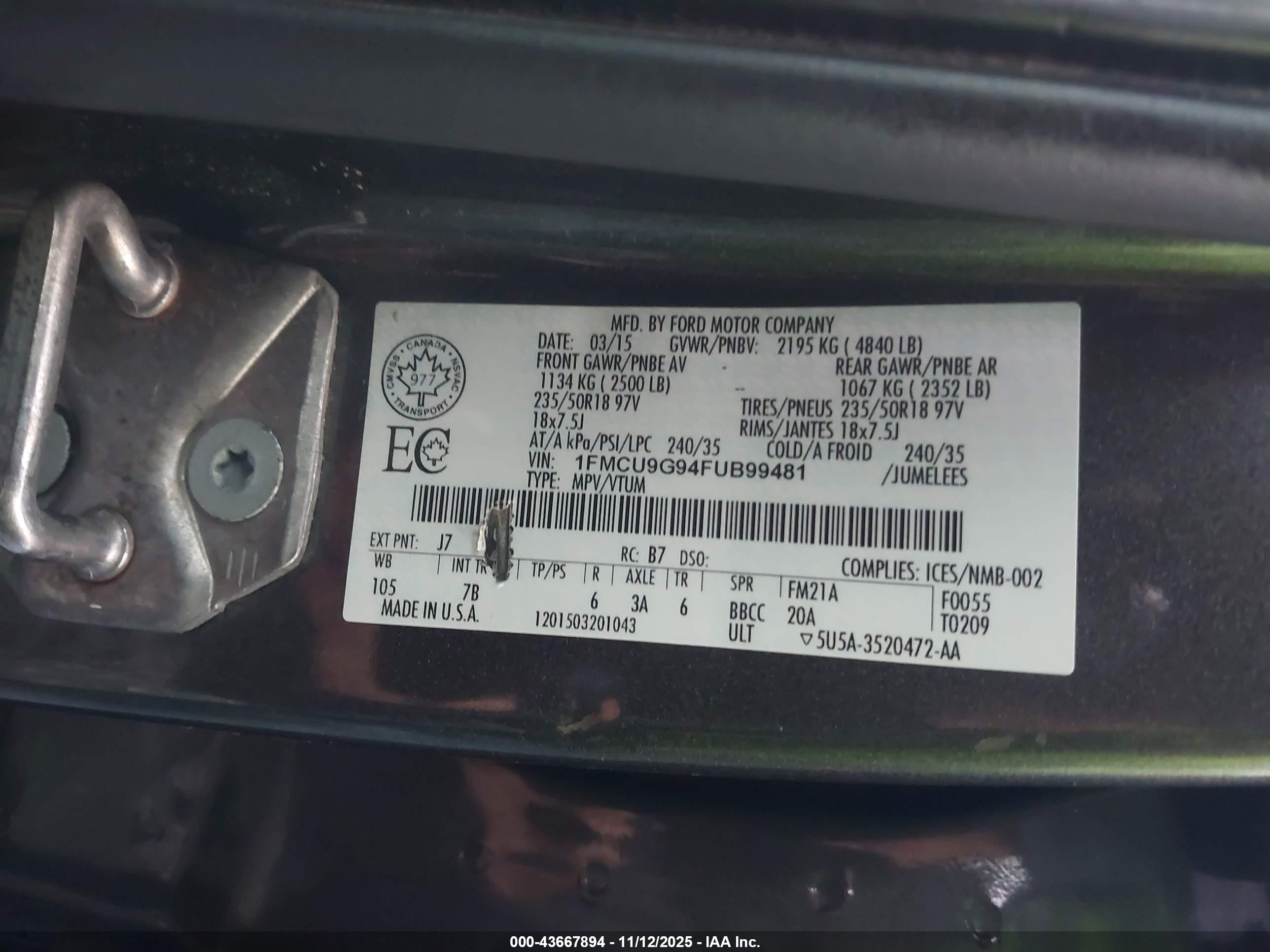 FORD ESCAPE image 9