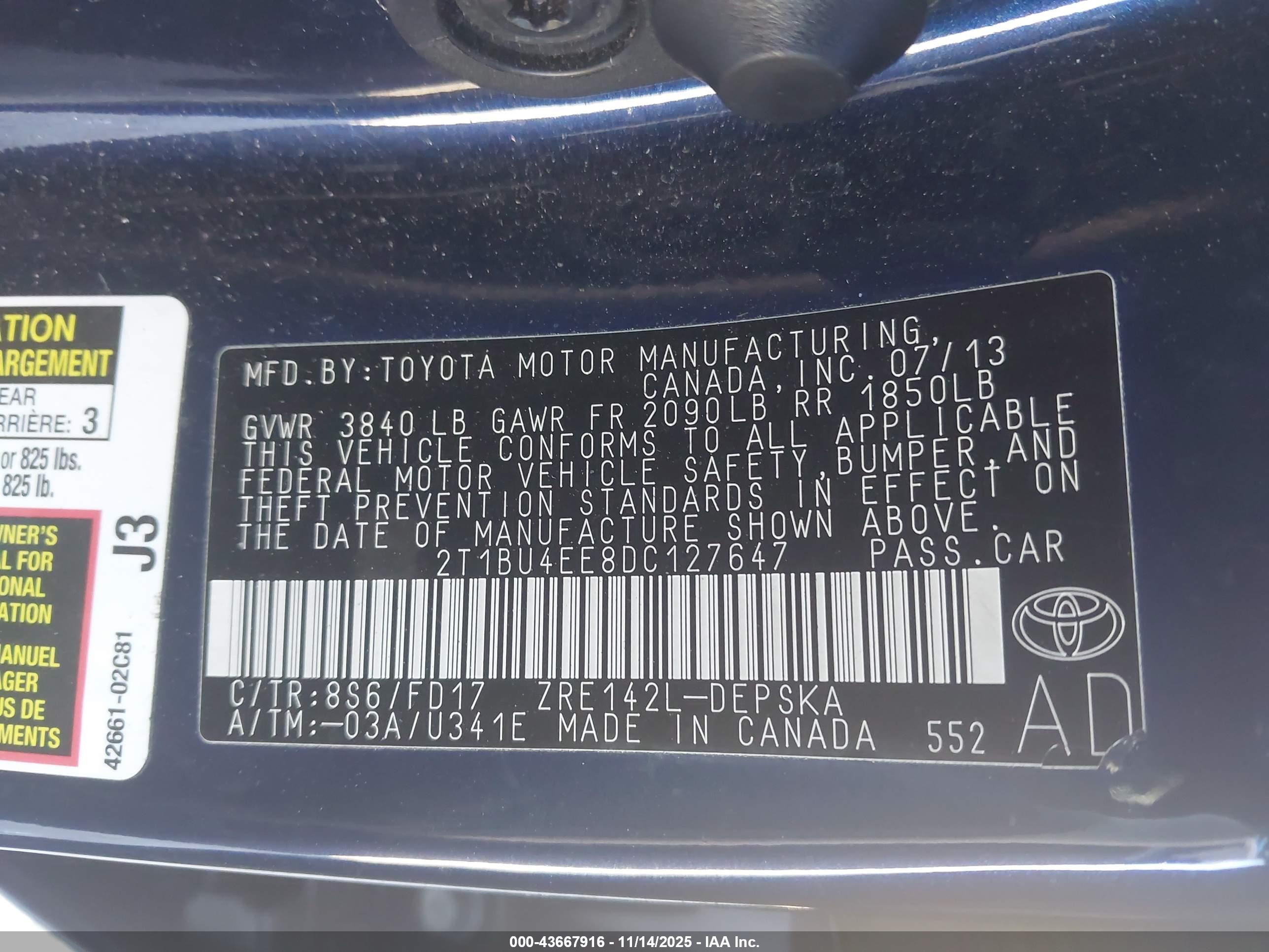 TOYOTA COROLLA image 9