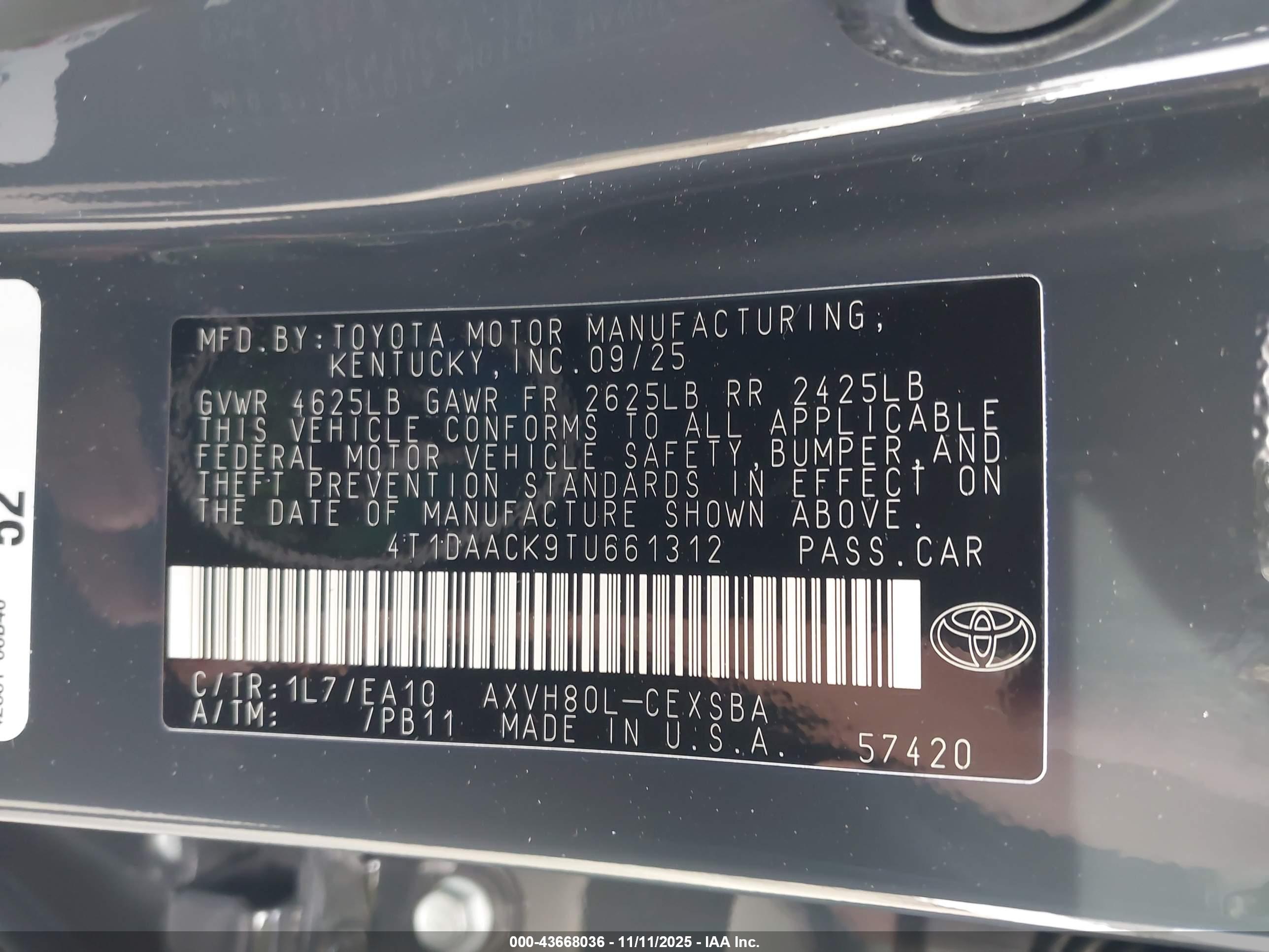 TOYOTA CAMRY image 9