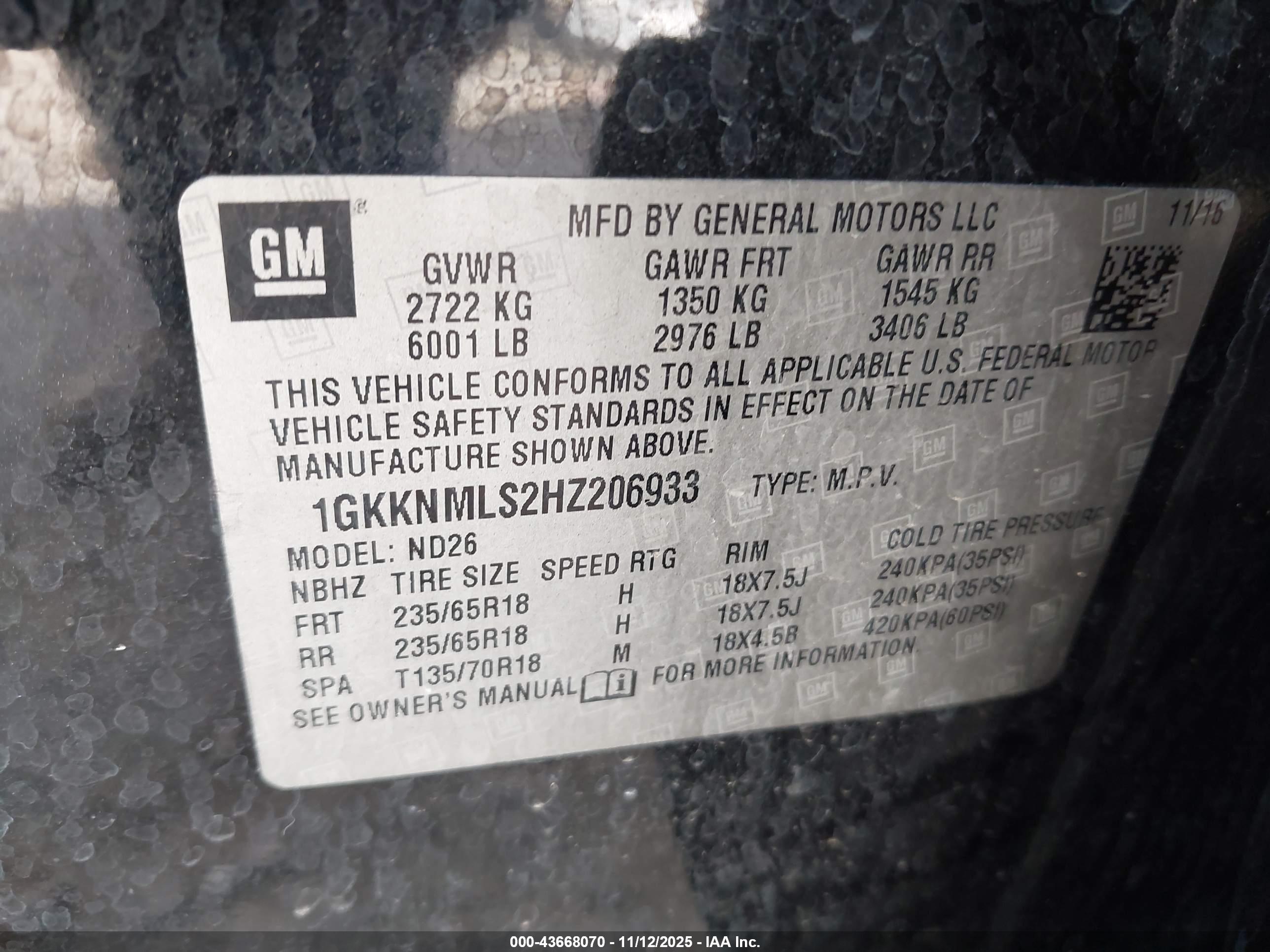 GMC ACADIA image 9